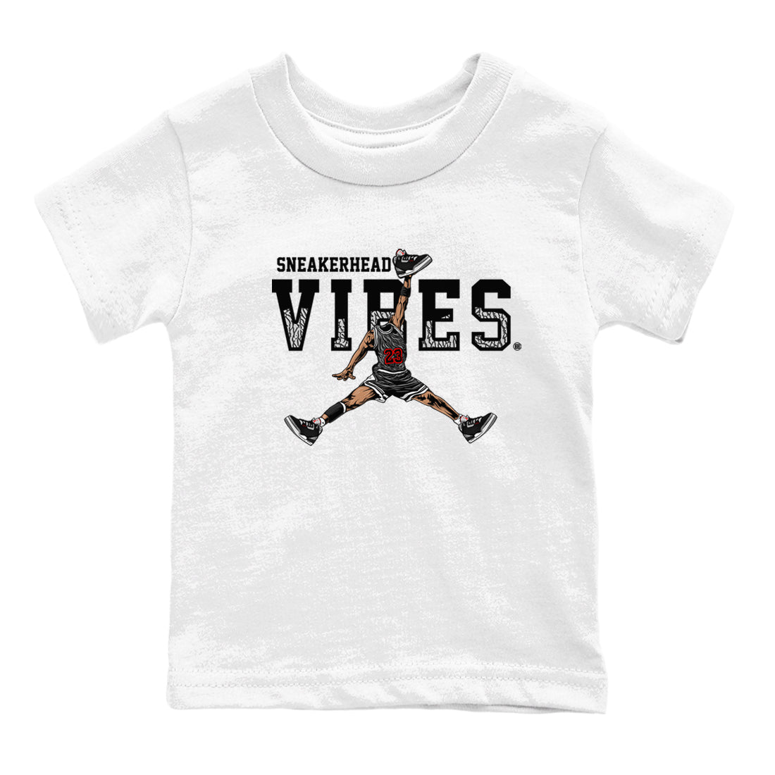 snkmatch Vibes snkmatch Tees Kids - Air Jordan 3 Black Cement