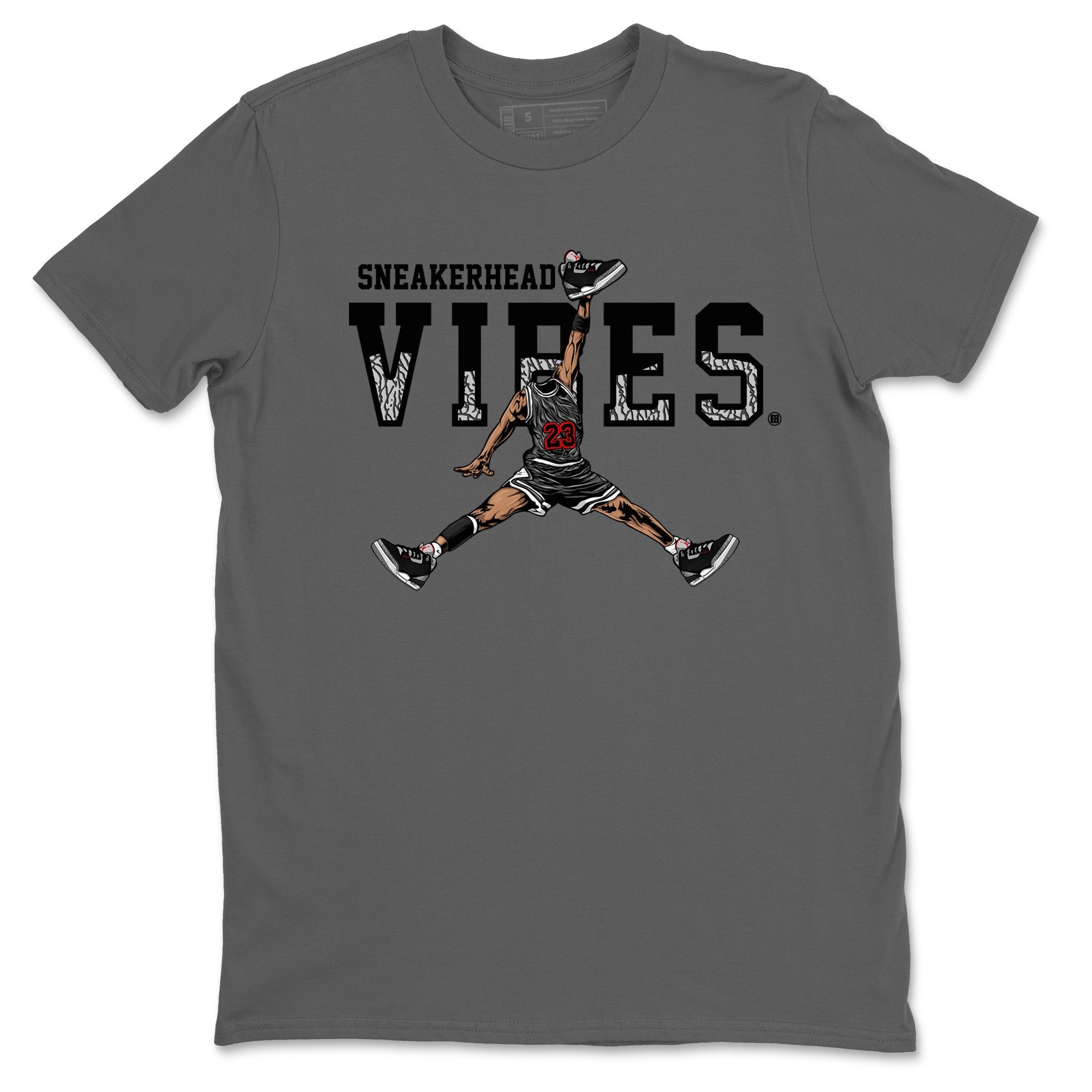 snkmatch Vibes snkmatch Tees - Air Jordan 3 Black Cement