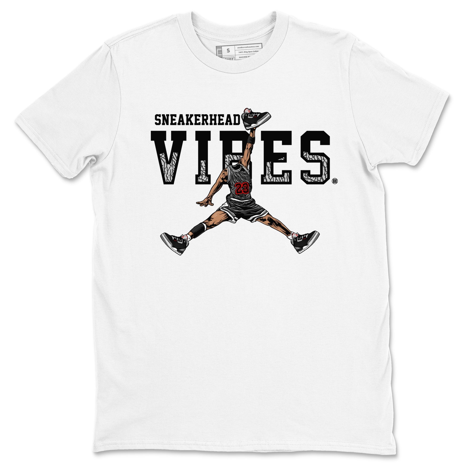 snkmatch Vibes snkmatch Tees - Air Jordan 3 Black Cement