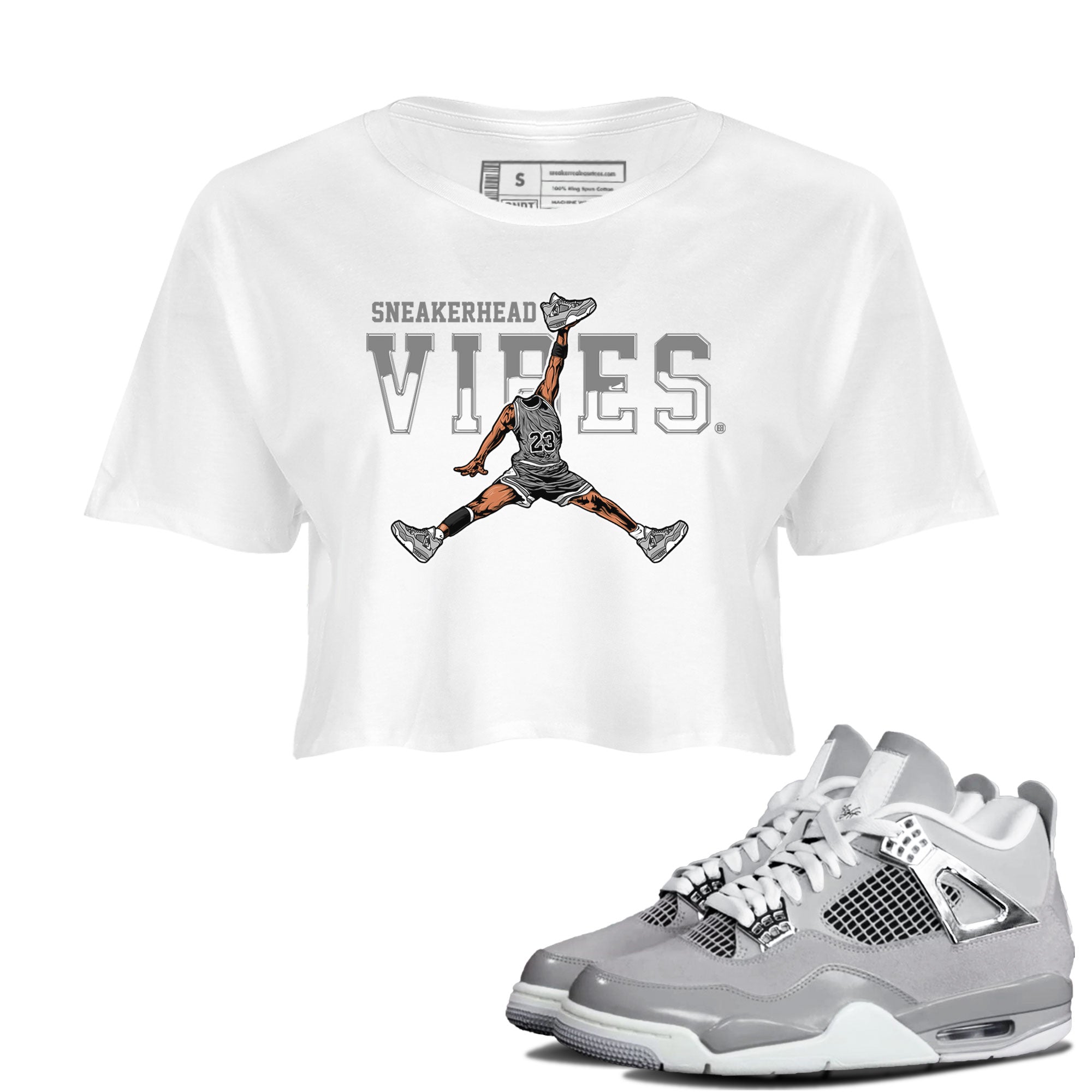 snkmatch Vibes snkmatch Women's Top - Air Jordan 4 Frozen Moments