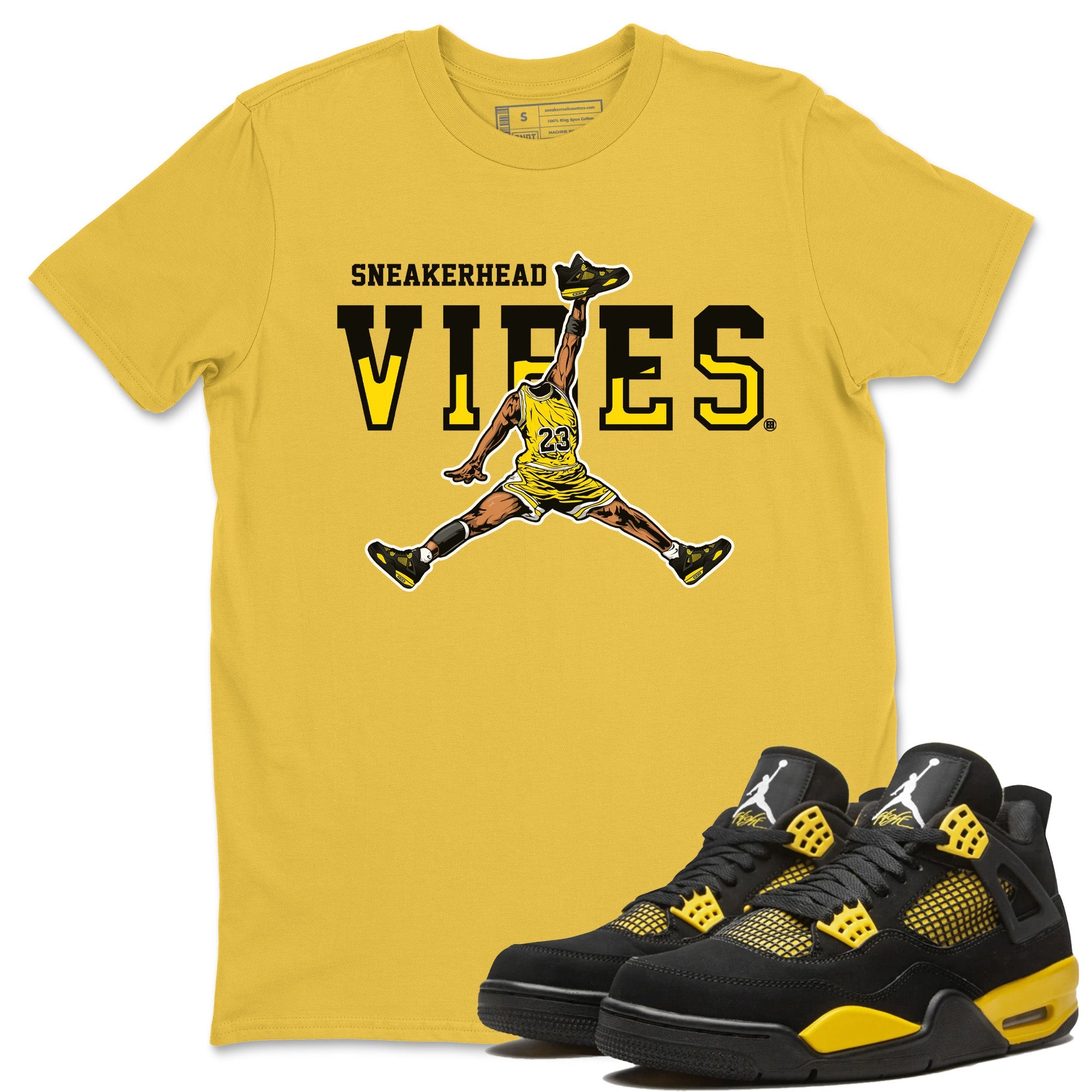 snkmatch Vibes Unisex Tops - Air Jordan 4 Thunder