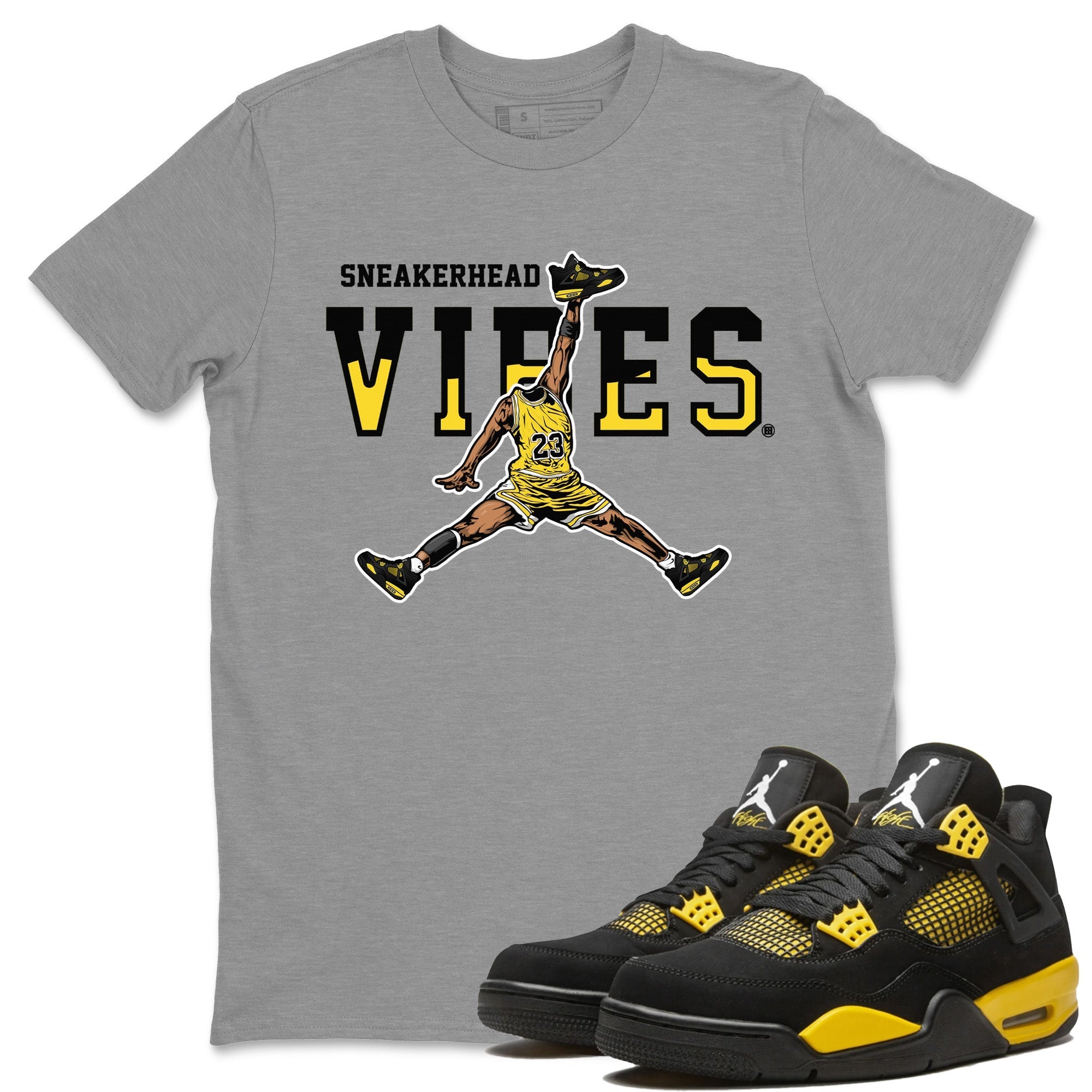 snkmatch Vibes Unisex Tops - Air Jordan 4 Thunder