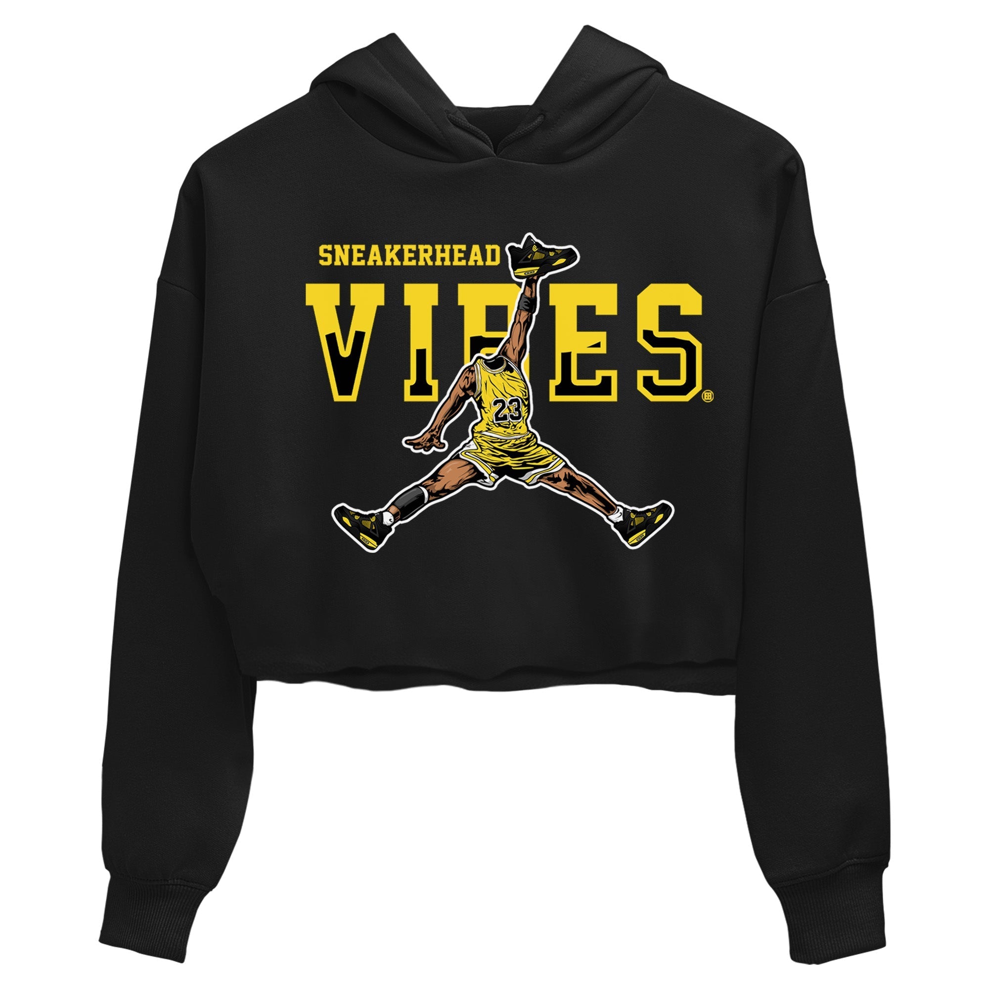 snkmatch Vibes Women's Tops - Air Jordan 4 Thunder