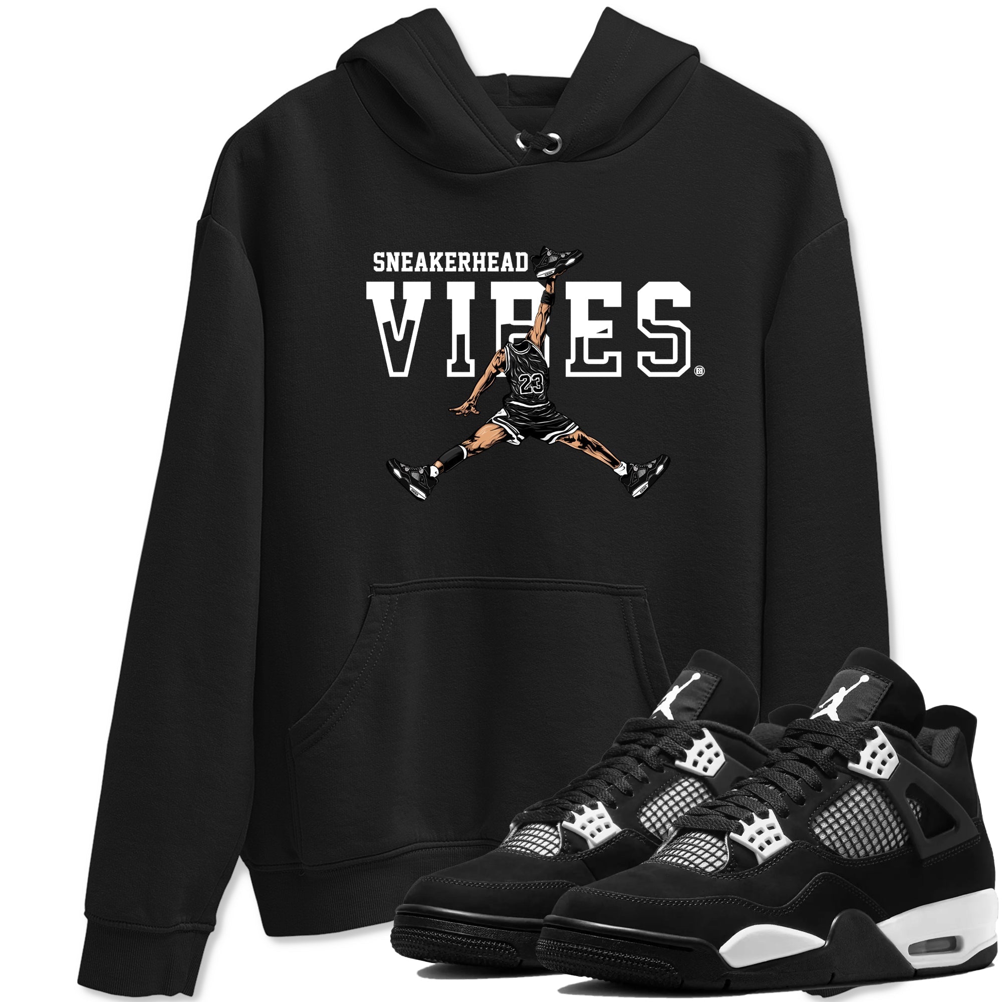 snkmatch Vibes snkmatch Tees - Air Jordan 4 White Thunder