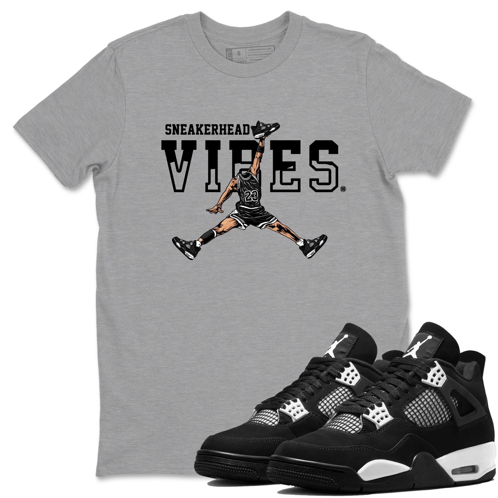 snkmatch Vibes snkmatch Tees - Air Jordan 4 White Thunder
