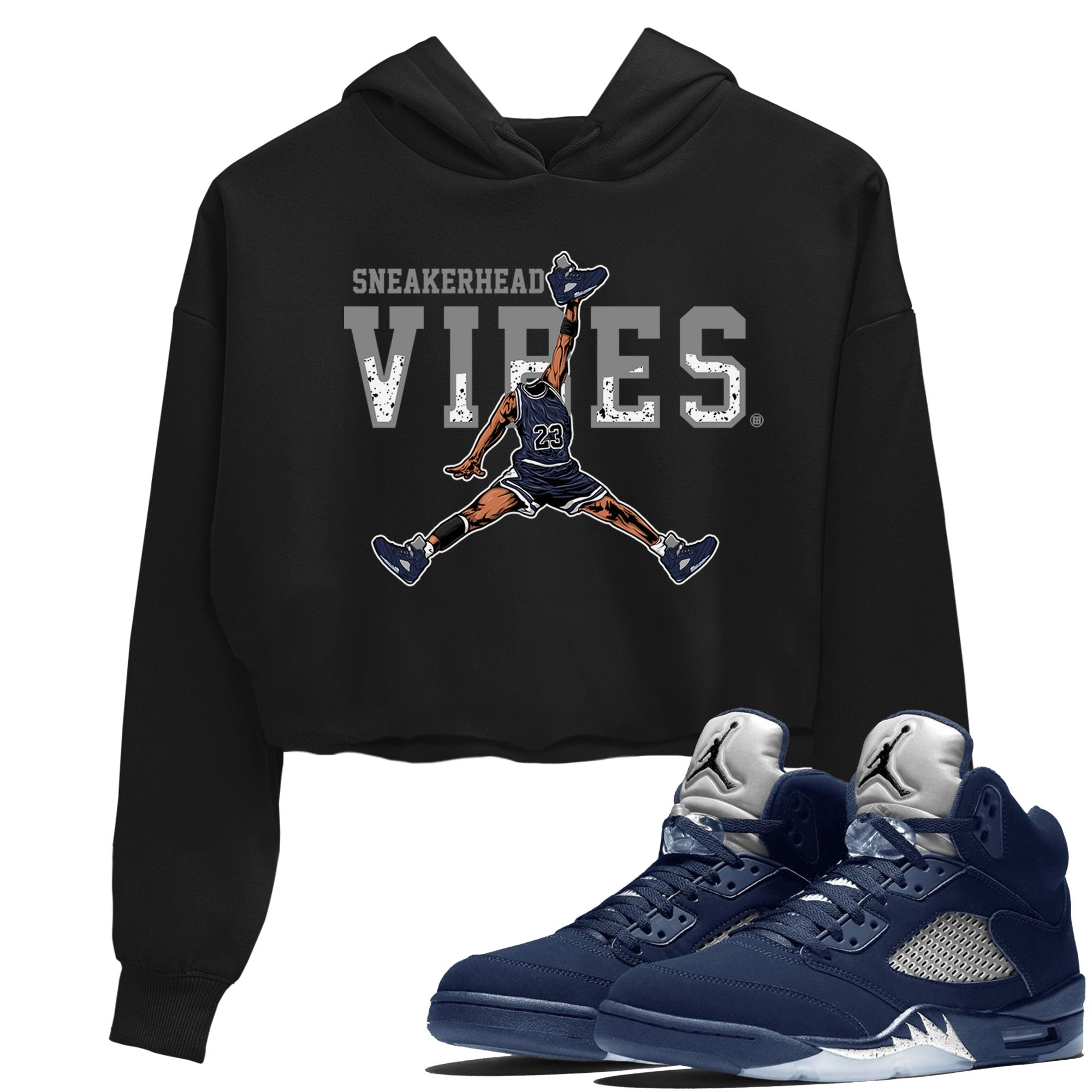 snkmatch Vibes snkmatch Women's Top - Air Jordan 5 Georgetown
