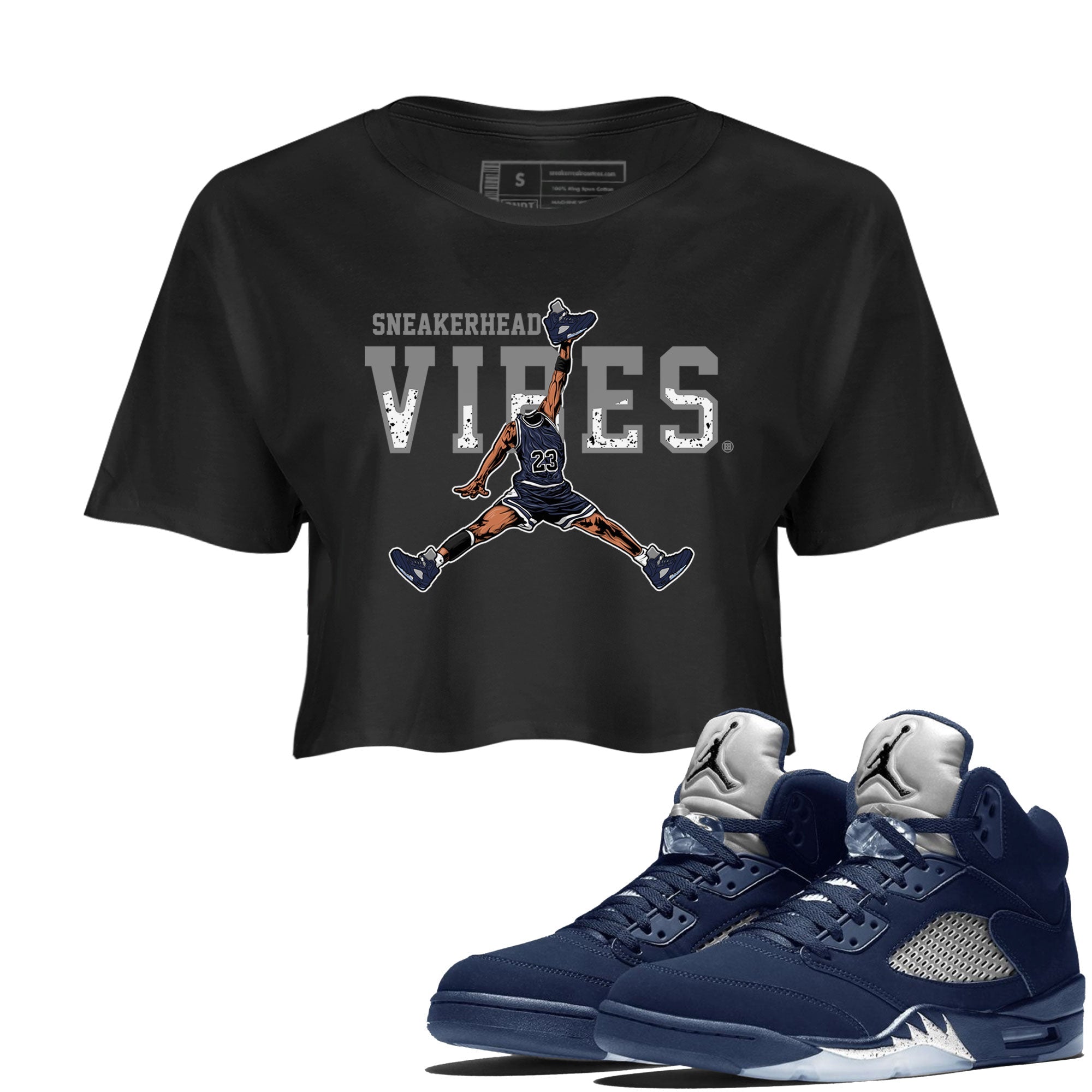snkmatch Vibes snkmatch Women's Top - Air Jordan 5 Georgetown