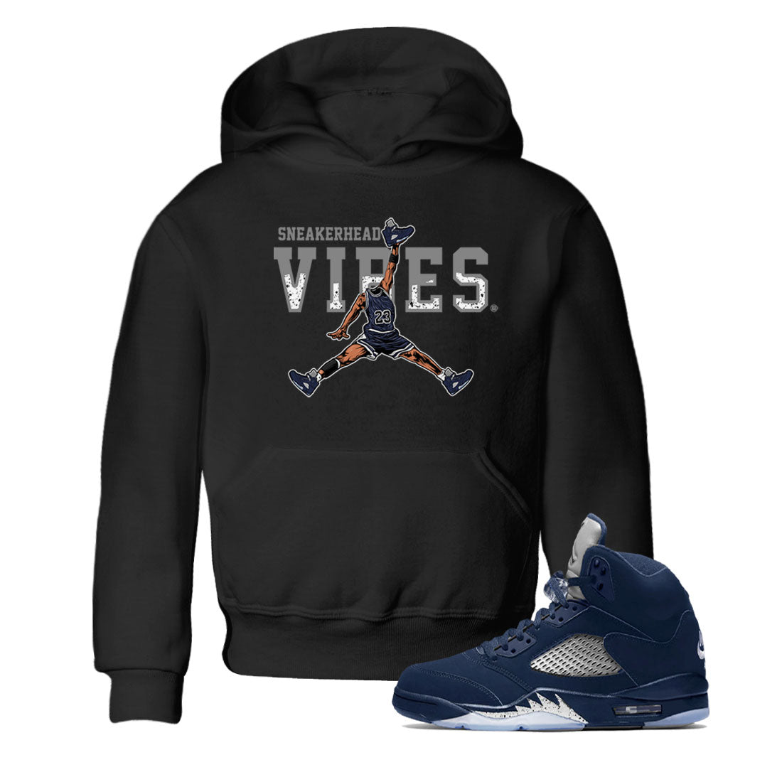 snkmatch Vibes snkmatch Tee Kids - Air Jordan 5 Georgetown
