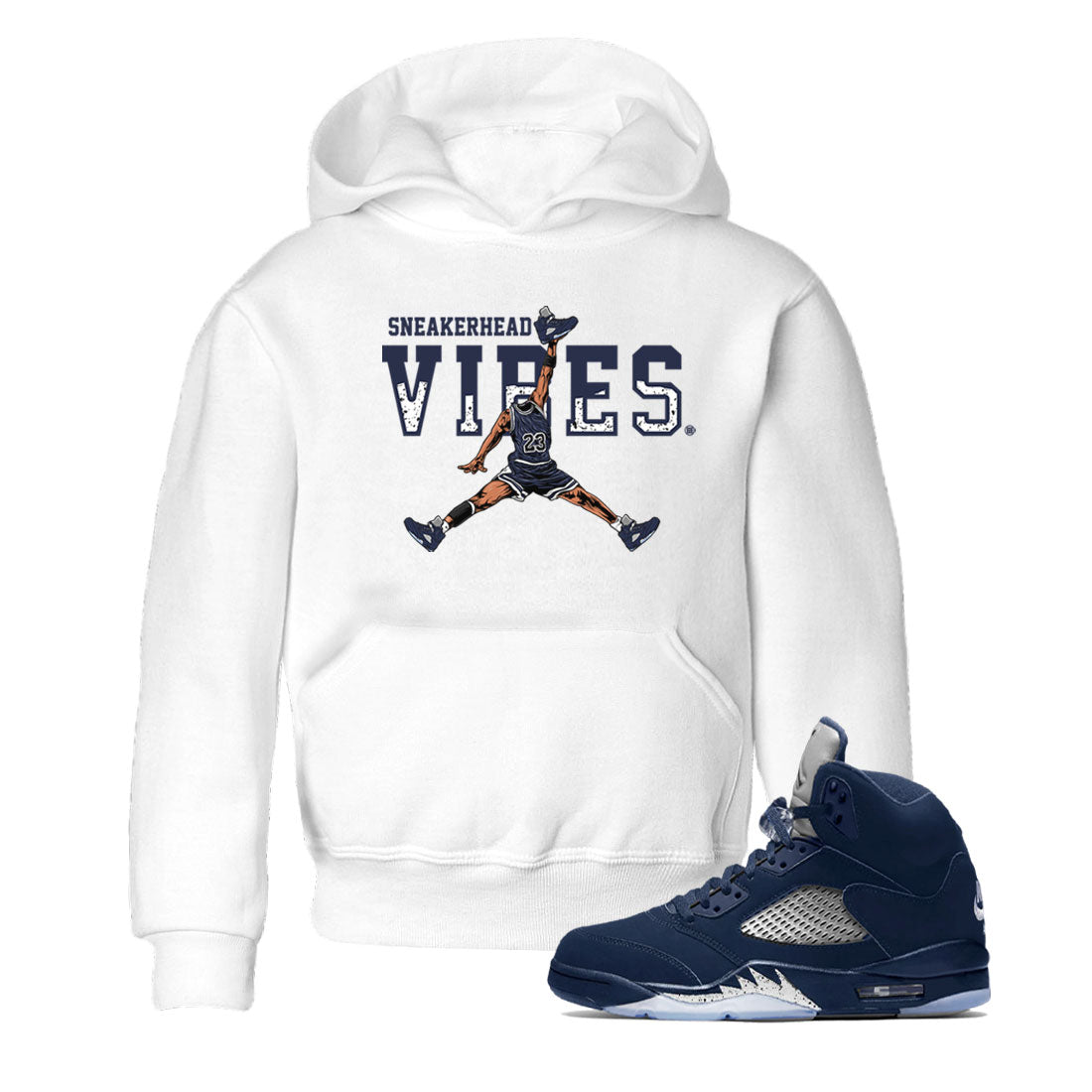 snkmatch Vibes snkmatch Tee Kids - Air Jordan 5 Georgetown