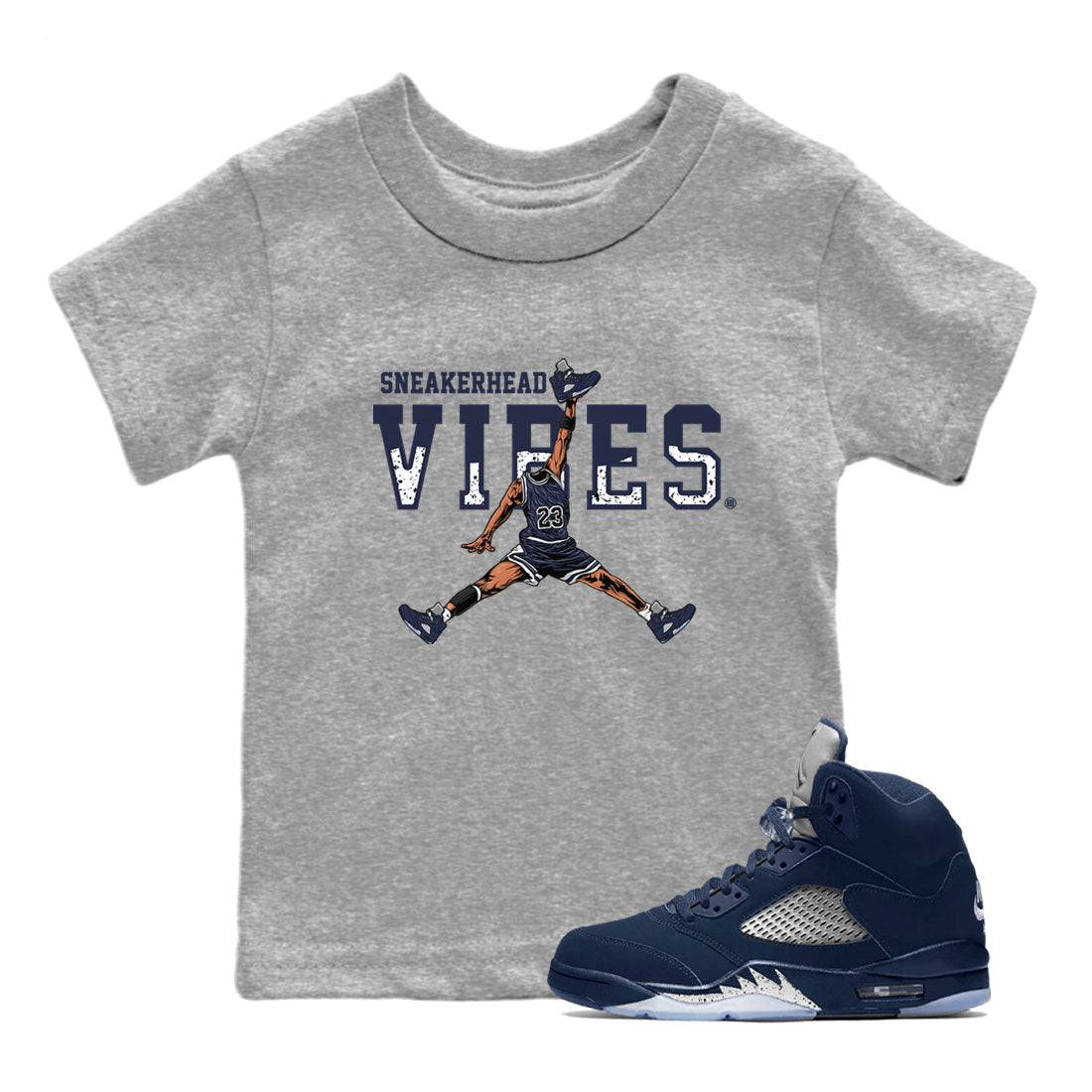 snkmatch Vibes snkmatch Tee Kids - Air Jordan 5 Georgetown