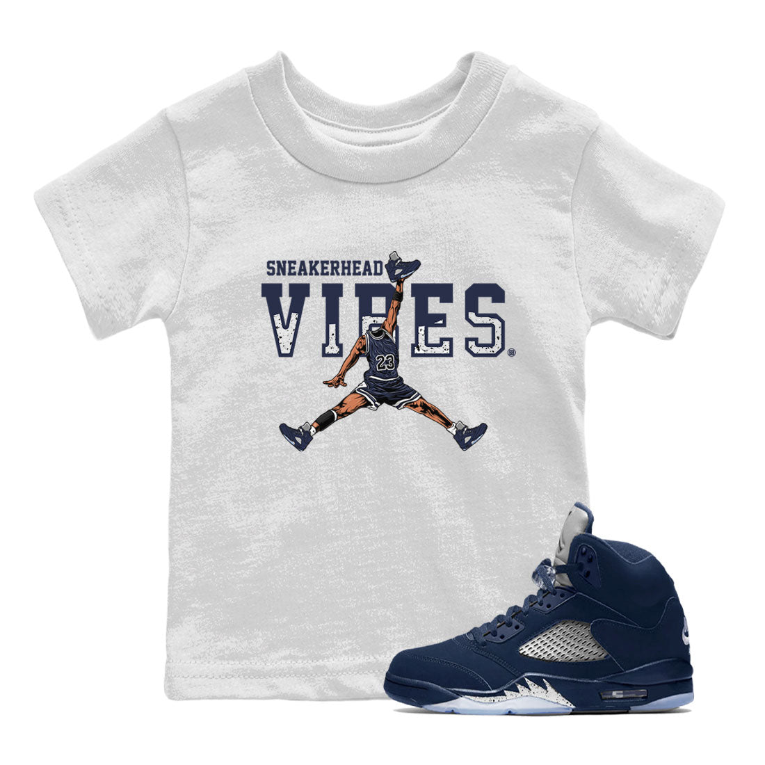 snkmatch Vibes snkmatch Tee Kids - Air Jordan 5 Georgetown
