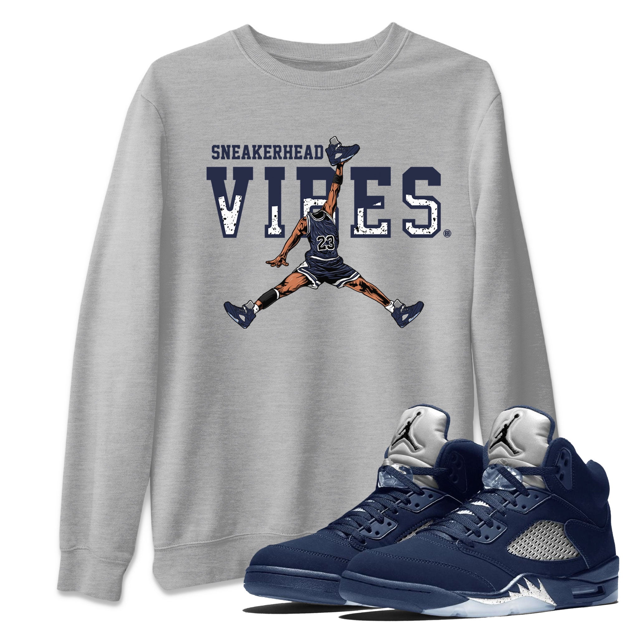 snkmatch Vibes snkmatch Tee - Air Jordan 5 Georgetown