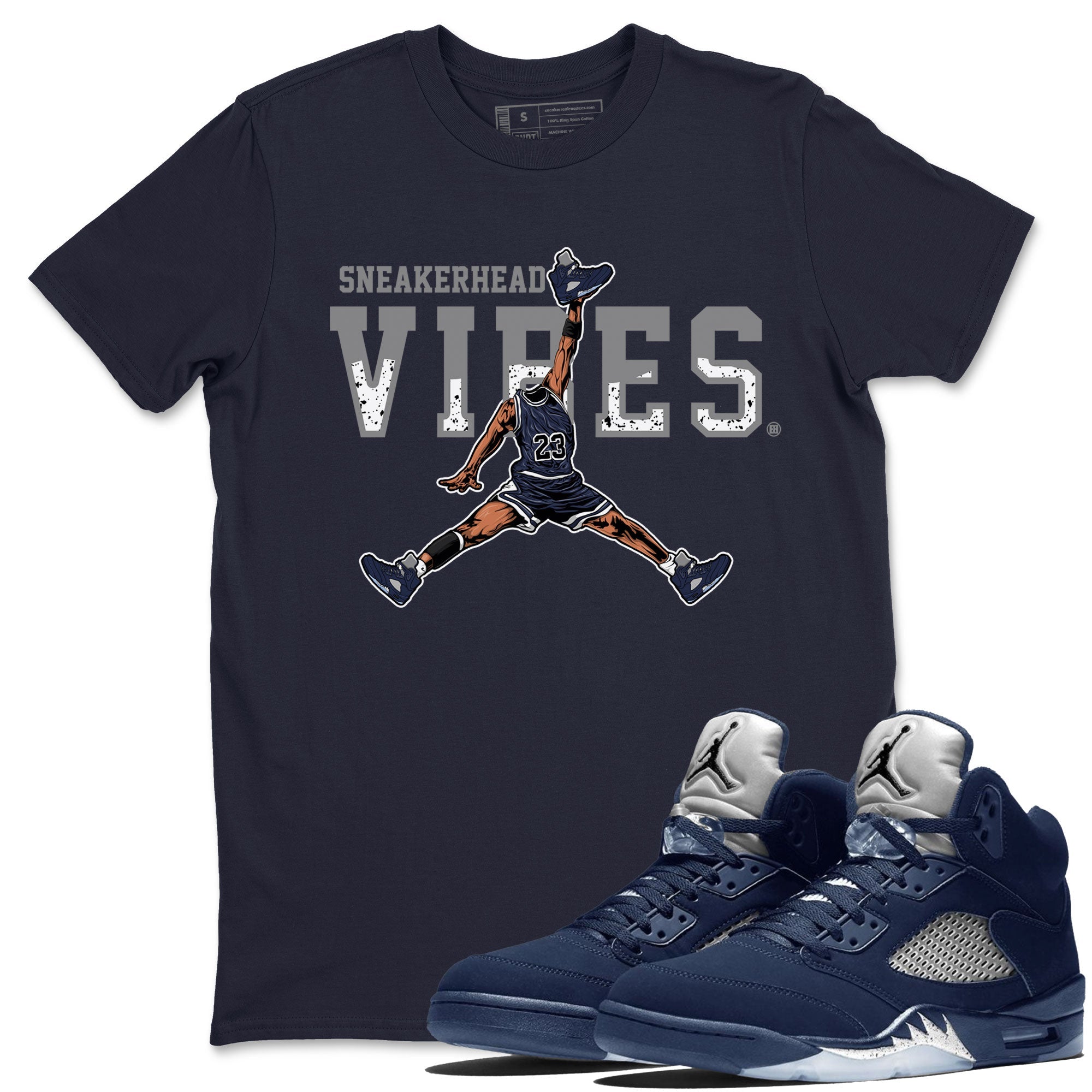 snkmatch Vibes snkmatch Tee - Air Jordan 5 Georgetown