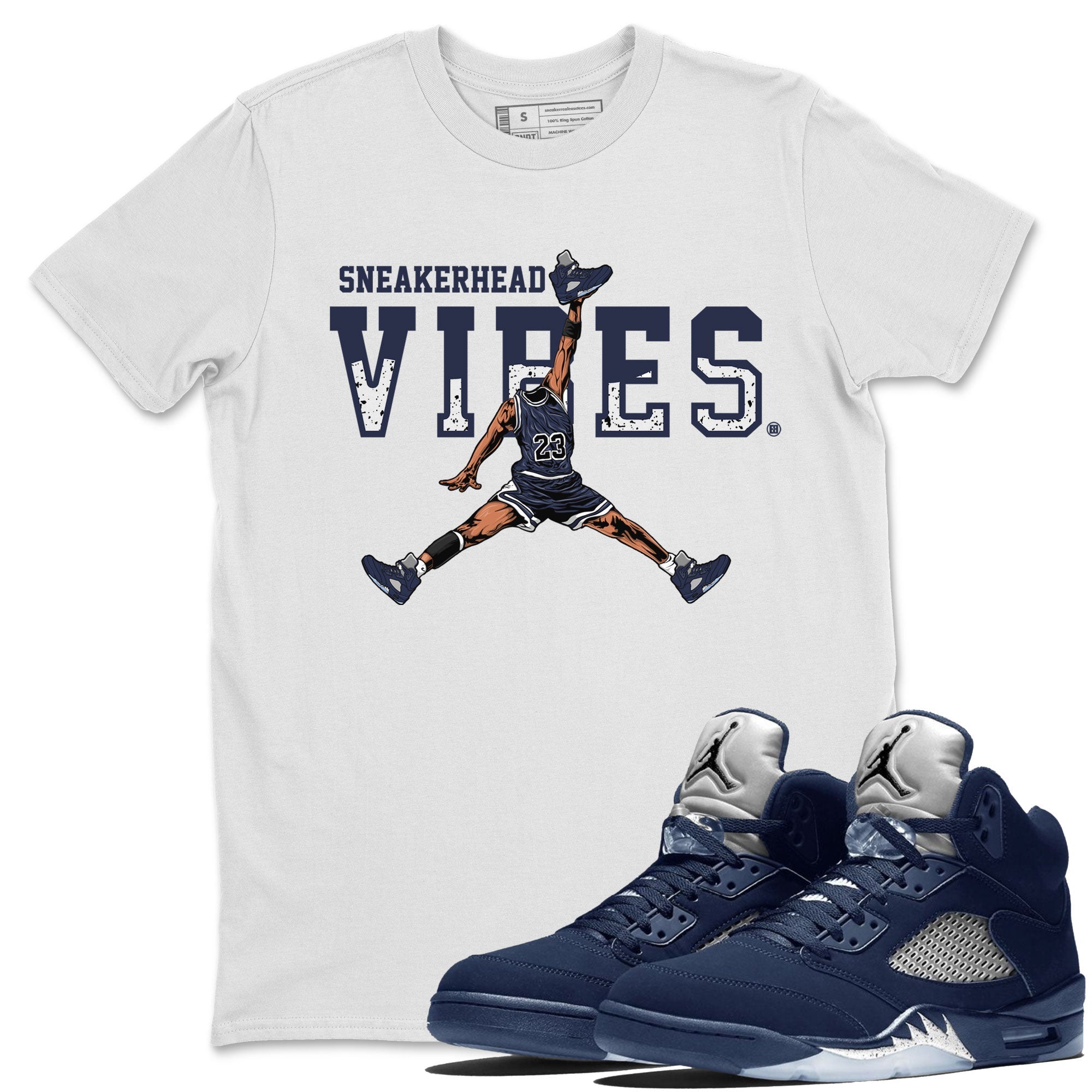 snkmatch Vibes snkmatch Tee - Air Jordan 5 Georgetown