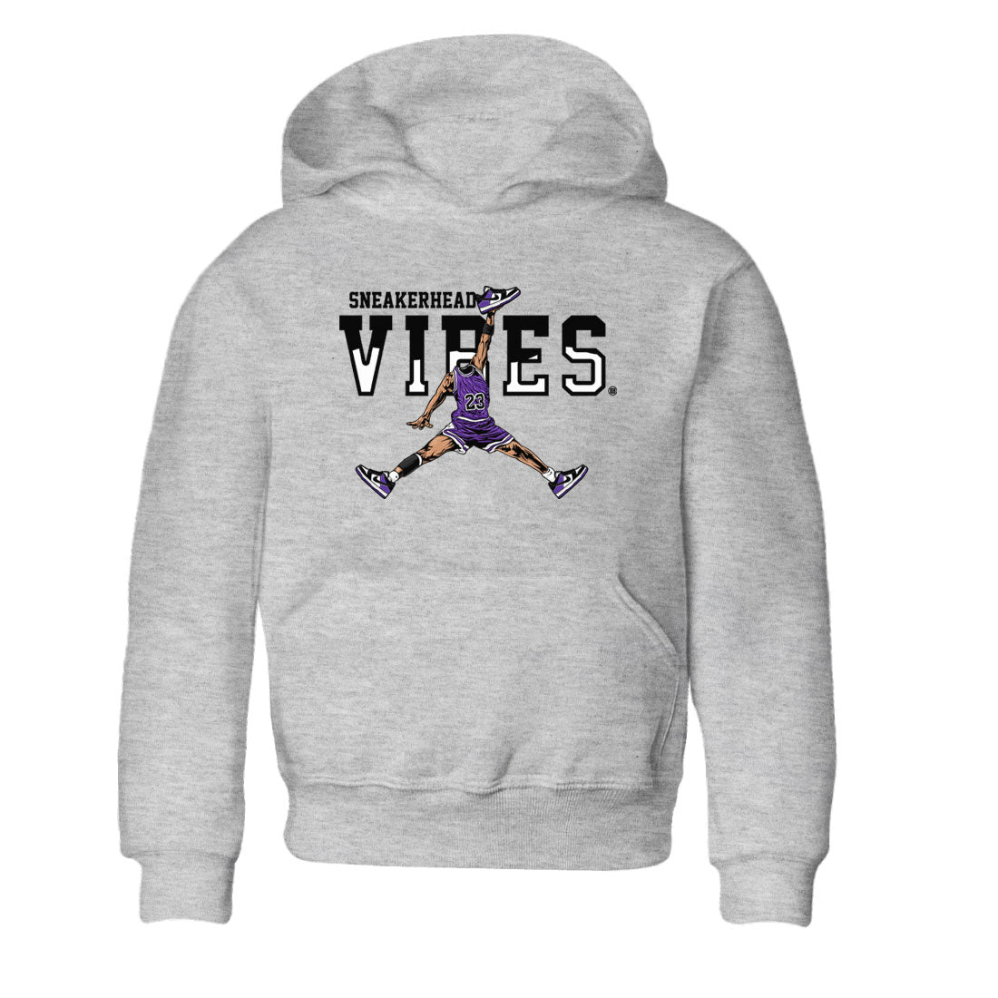 snkmatch Vibes snkmatch Tees Kids - Dunk Low Court Purple