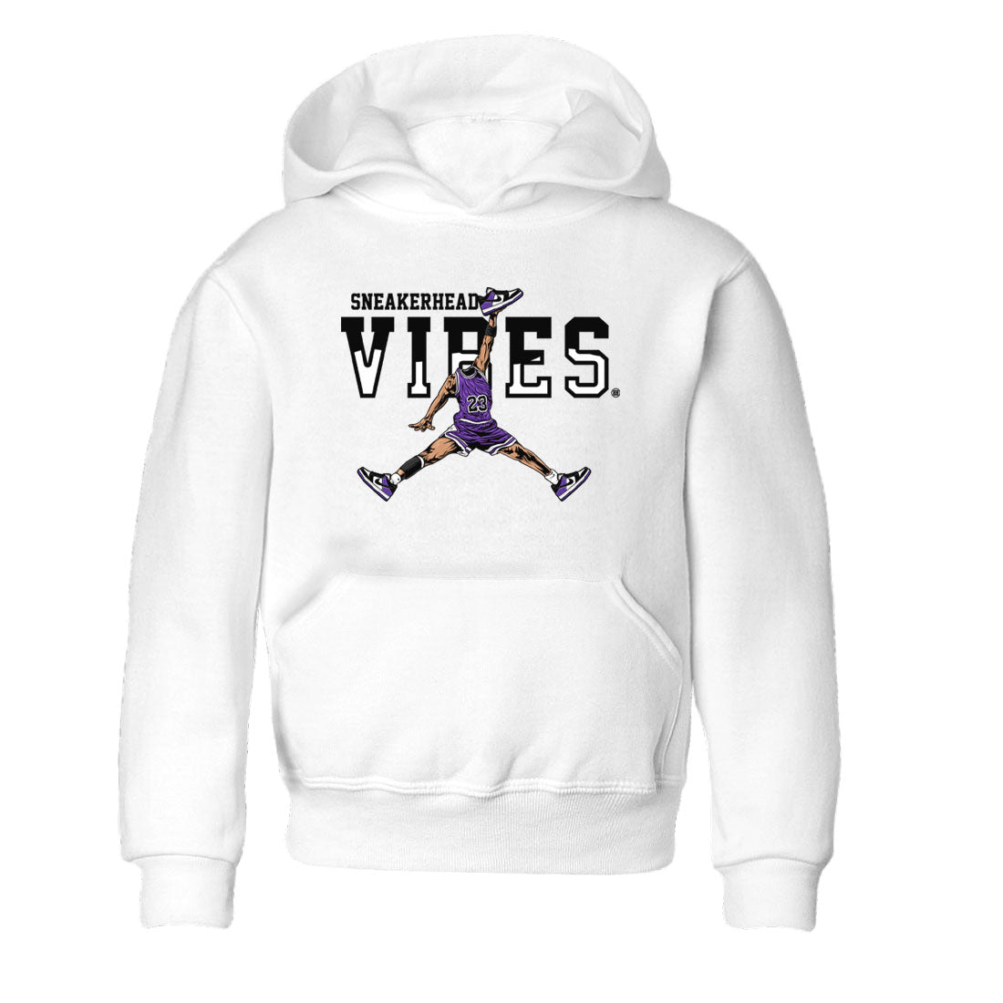 snkmatch Vibes snkmatch Tees Kids - Dunk Low Court Purple