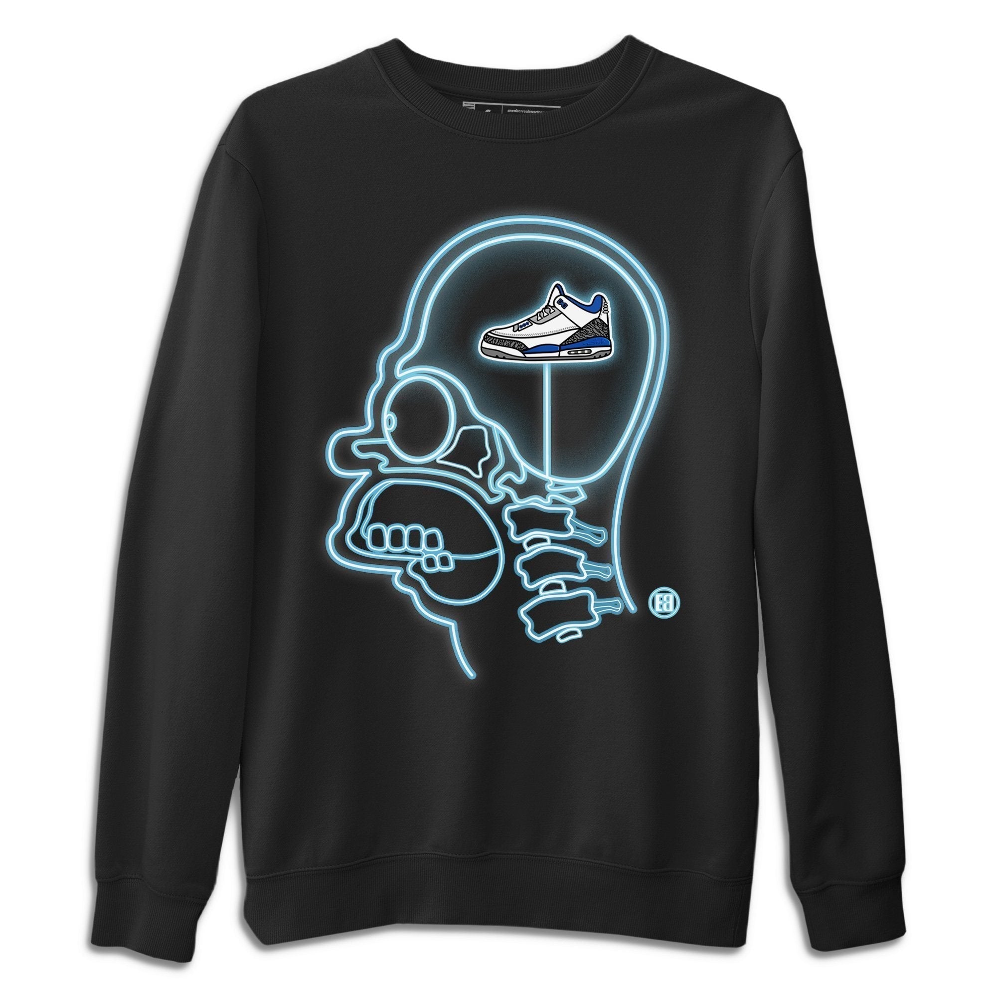 snkmatch Xray Unisex Tops - Air Jordan 3 Racer Blue