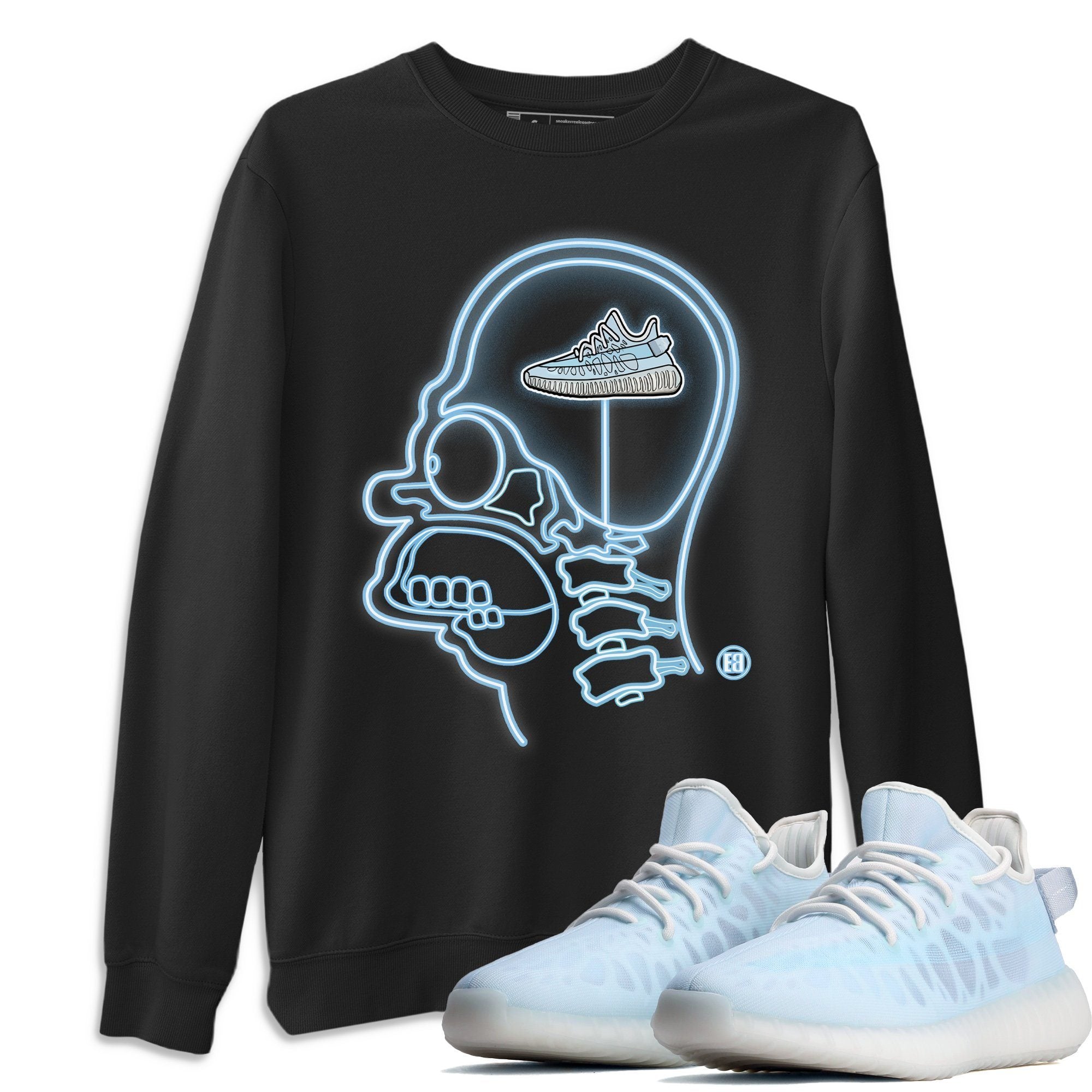 snkmatch Xray Unisex Tops - Yeezy 350 Mono Ice