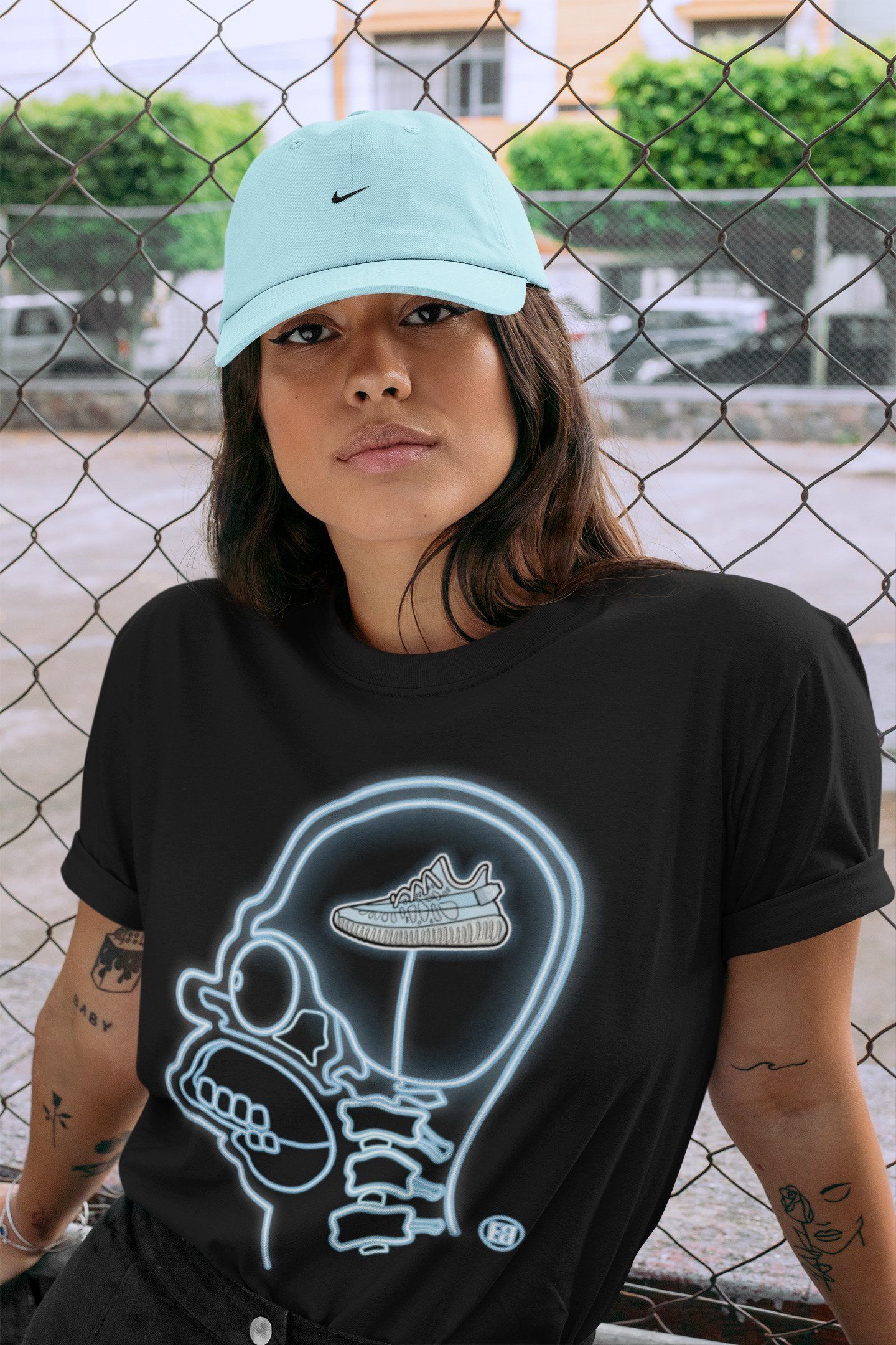 snkmatch Xray Unisex Tops - Yeezy 350 Mono Ice