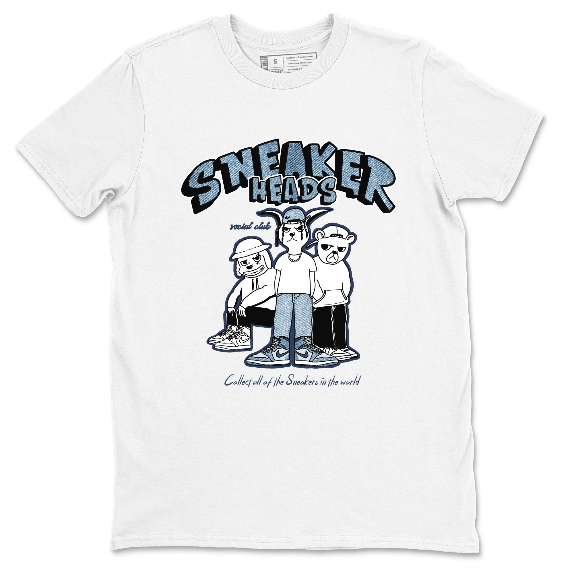snkmatchs Social Club snkmatch Tees - Air Jordan 1 Denim 2024