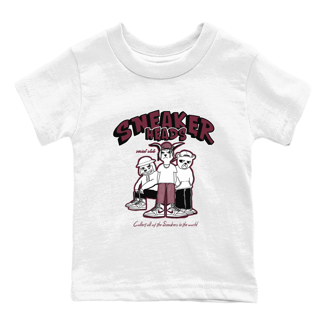 snkmatchs Social Club snkmatch Tees Kids - Air Jordan 1 Metallic Burgundy