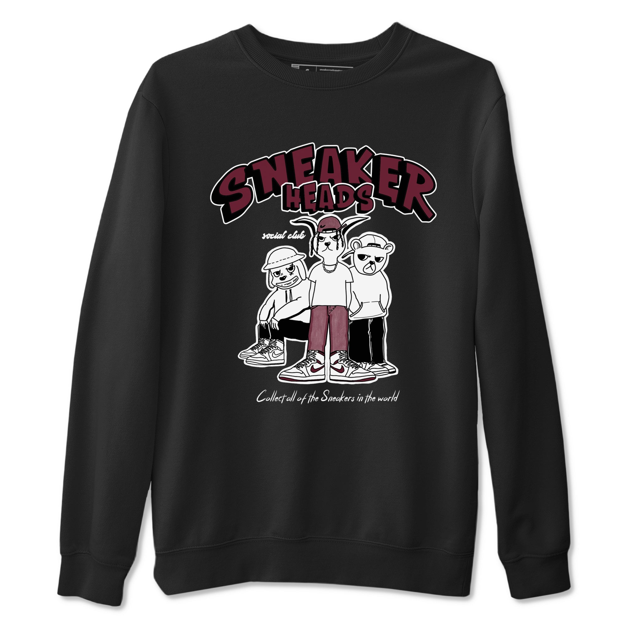snkmatchs Social Club snkmatch Tees - Air Jordan 1 Metallic Burgundy