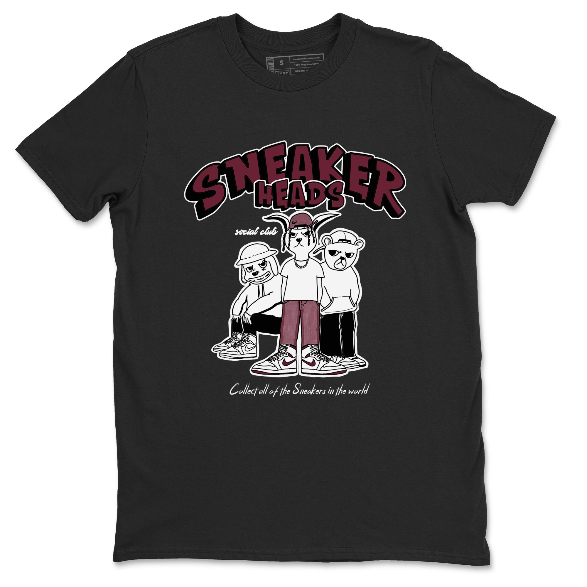 snkmatchs Social Club snkmatch Tees - Air Jordan 1 Metallic Burgundy