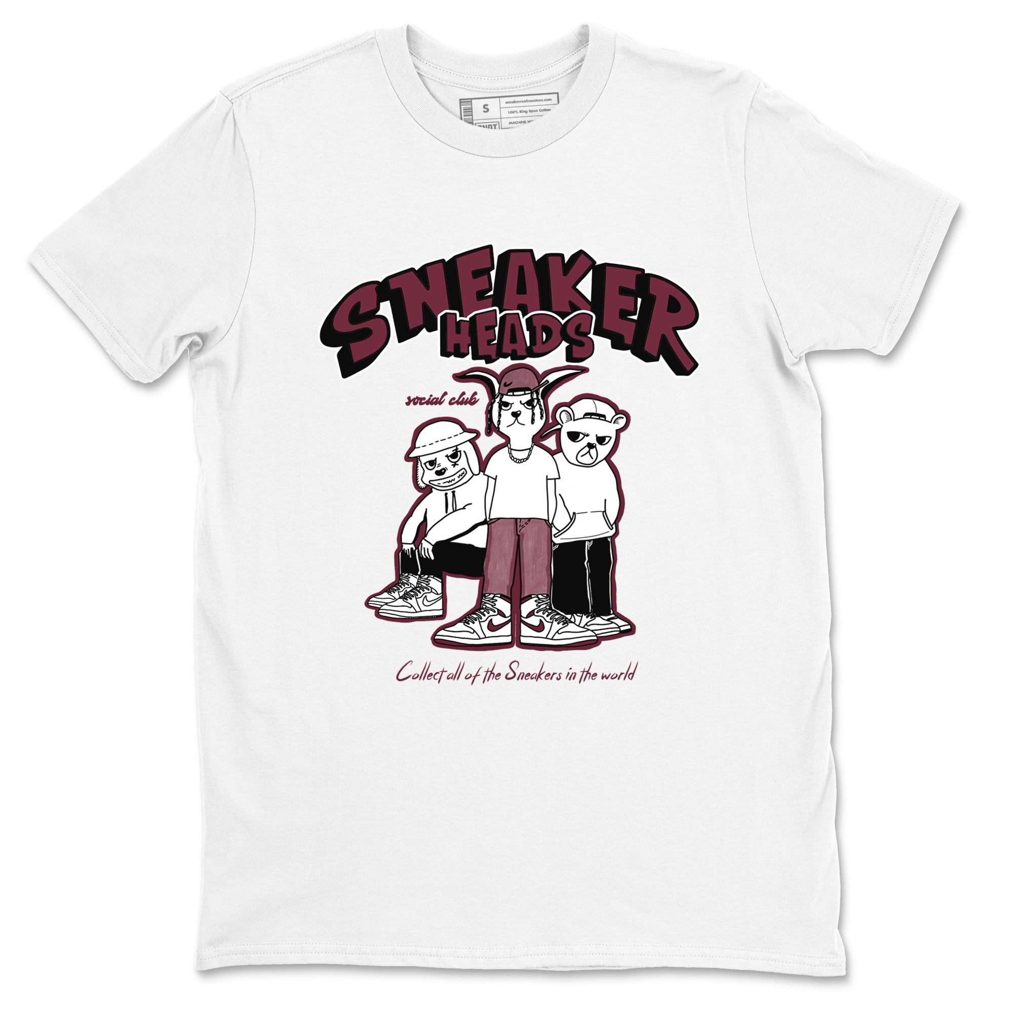 snkmatchs Social Club snkmatch Tees - Air Jordan 1 Metallic Burgundy