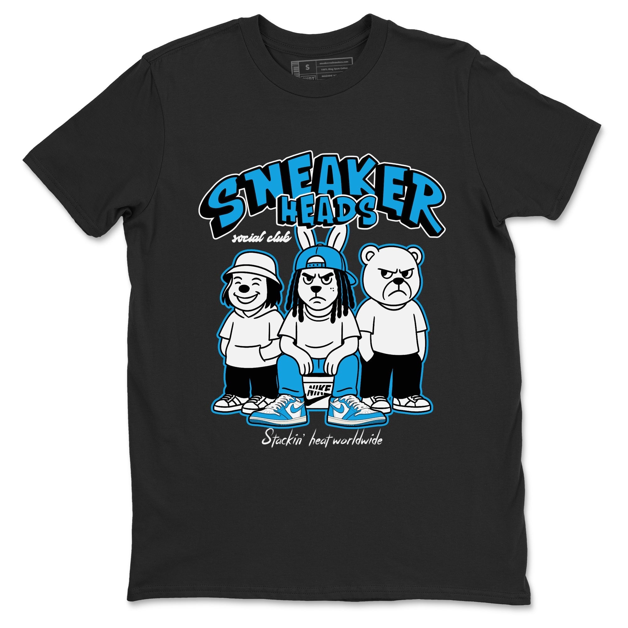 snkmatchs Social Club snkmatch Tees - Air Jordan 1 UNC reimagined