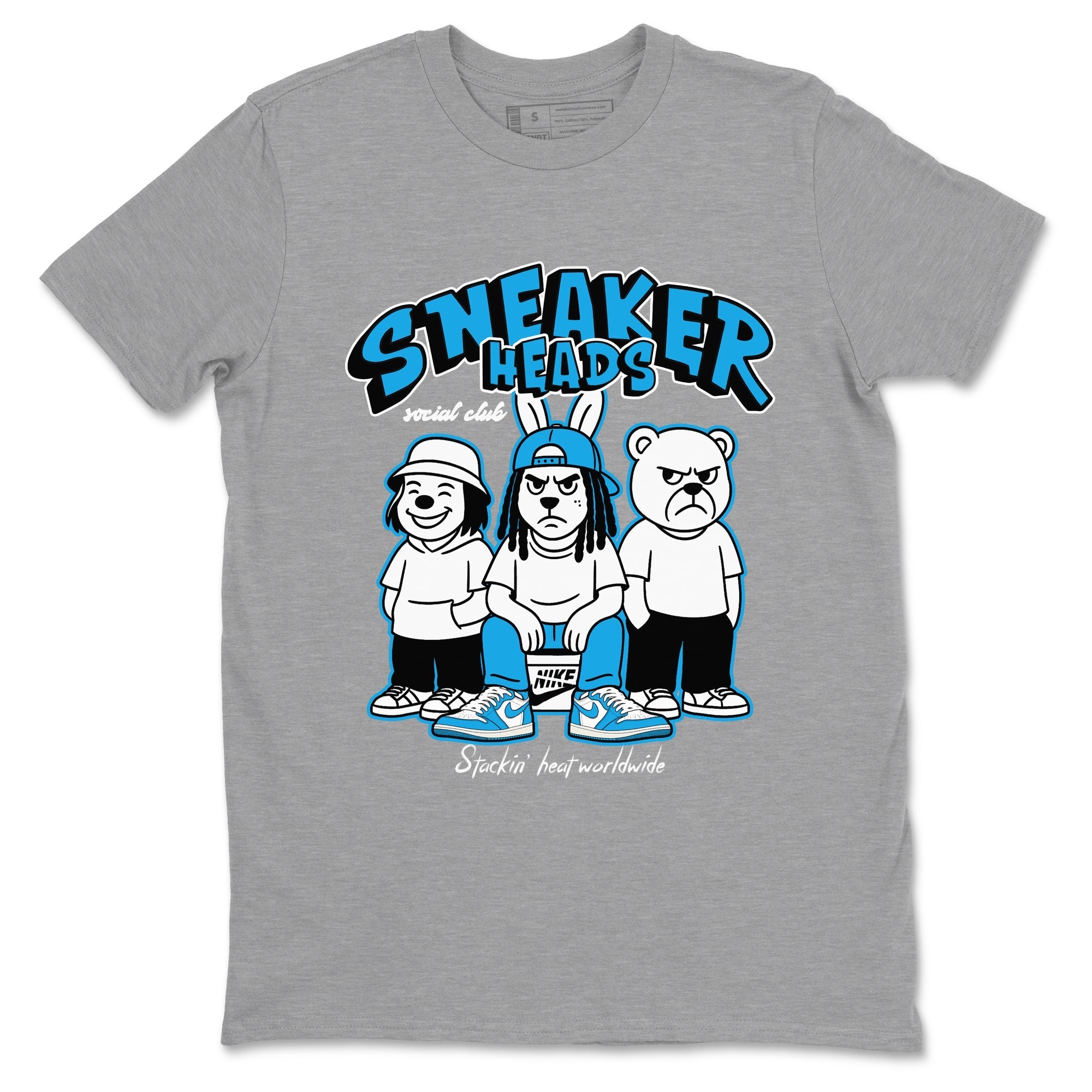snkmatchs Social Club snkmatch Tees - Air Jordan 1 UNC reimagined