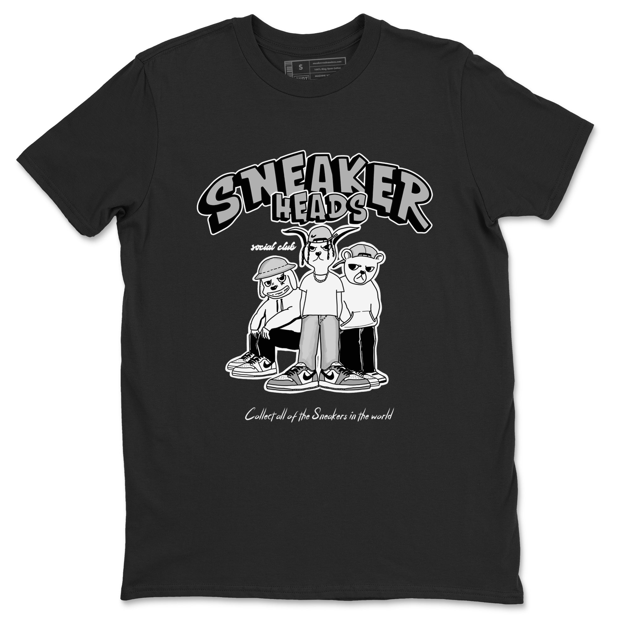 snkmatchs Social Club snkmatch Tees - Air Jordan 1 Wolf Grey