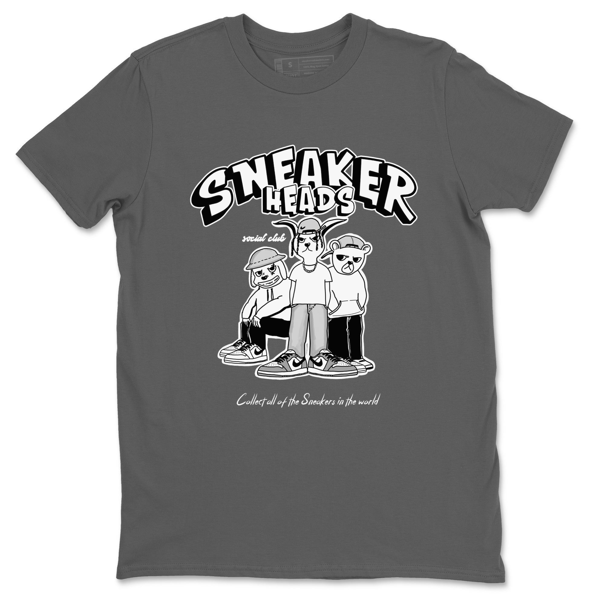 snkmatchs Social Club snkmatch Tees - Air Jordan 1 Wolf Grey