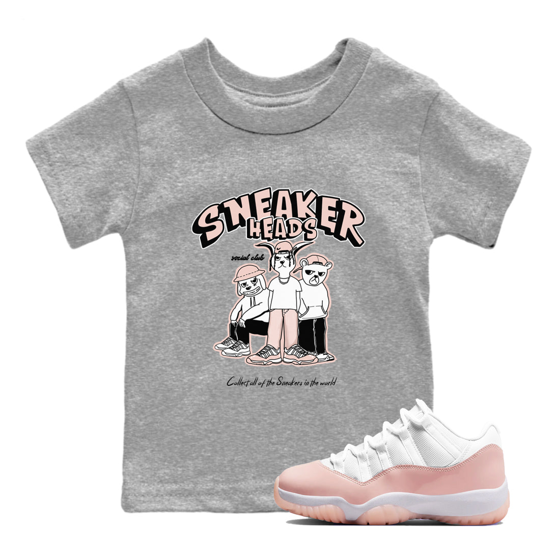 snkmatchs Social Club snkmatch Tees Kids - Air Jordan 11 Legend Pink