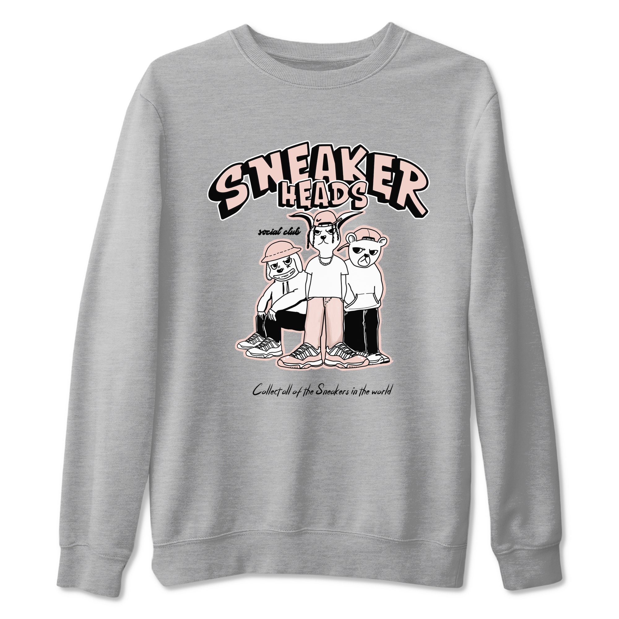 snkmatchs Social Club snkmatch Tees - Air Jordan 11 Legend Pink