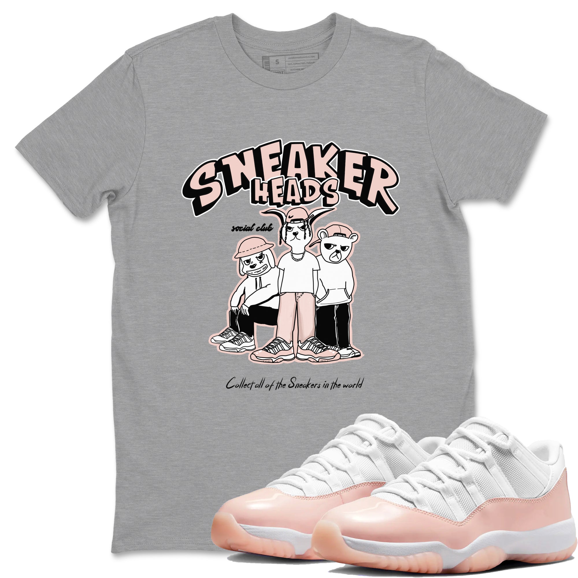 snkmatchs Social Club snkmatch Tees - Air Jordan 11 Legend Pink