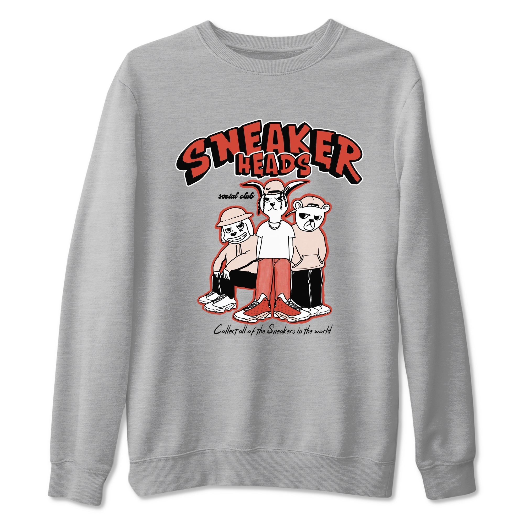 snkmatchs Social Club snkmatch Tees - Air Jordan 13 Dune Red