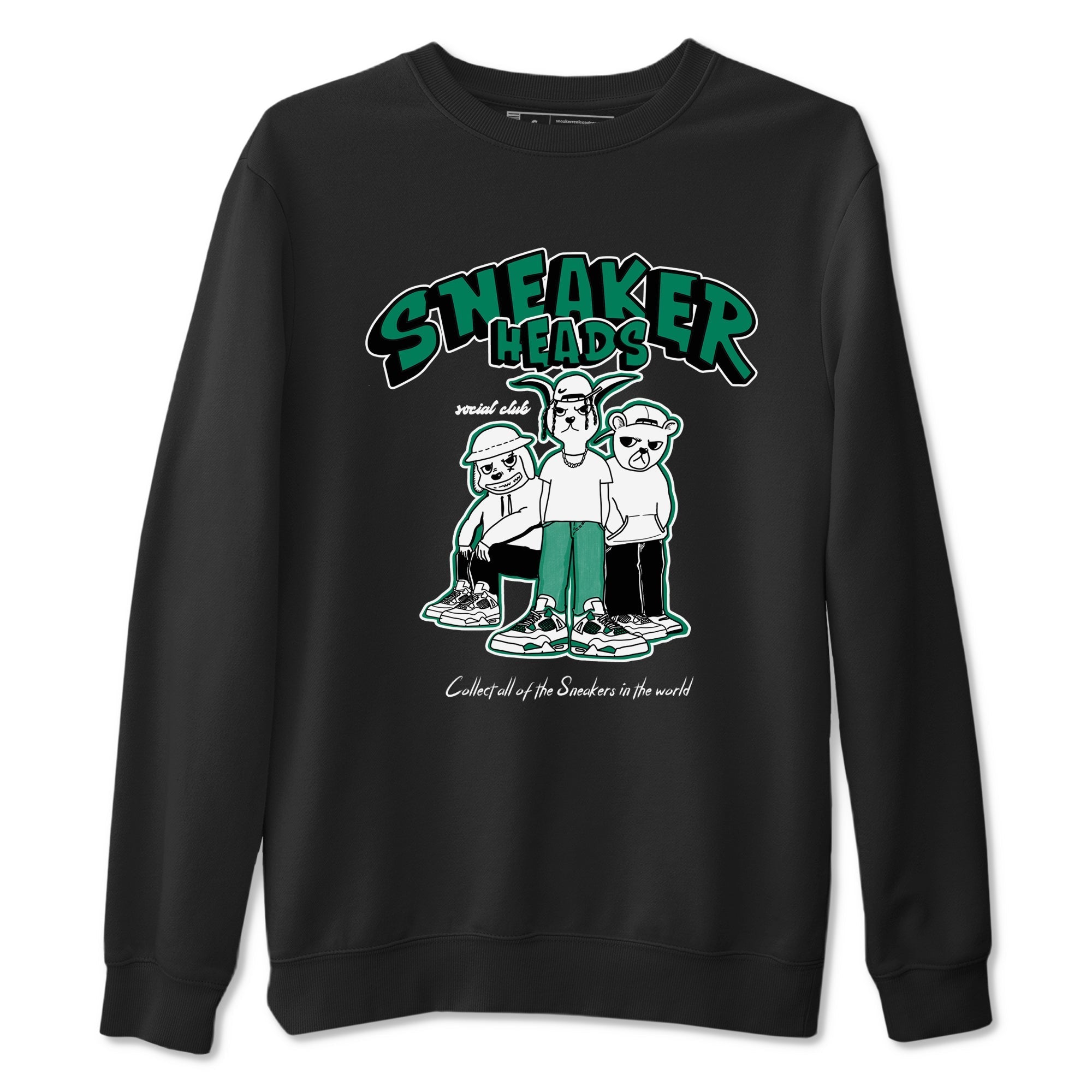 snkmatchs Social Club snkmatch Tees - Air Jordan 4 Oxidized Green