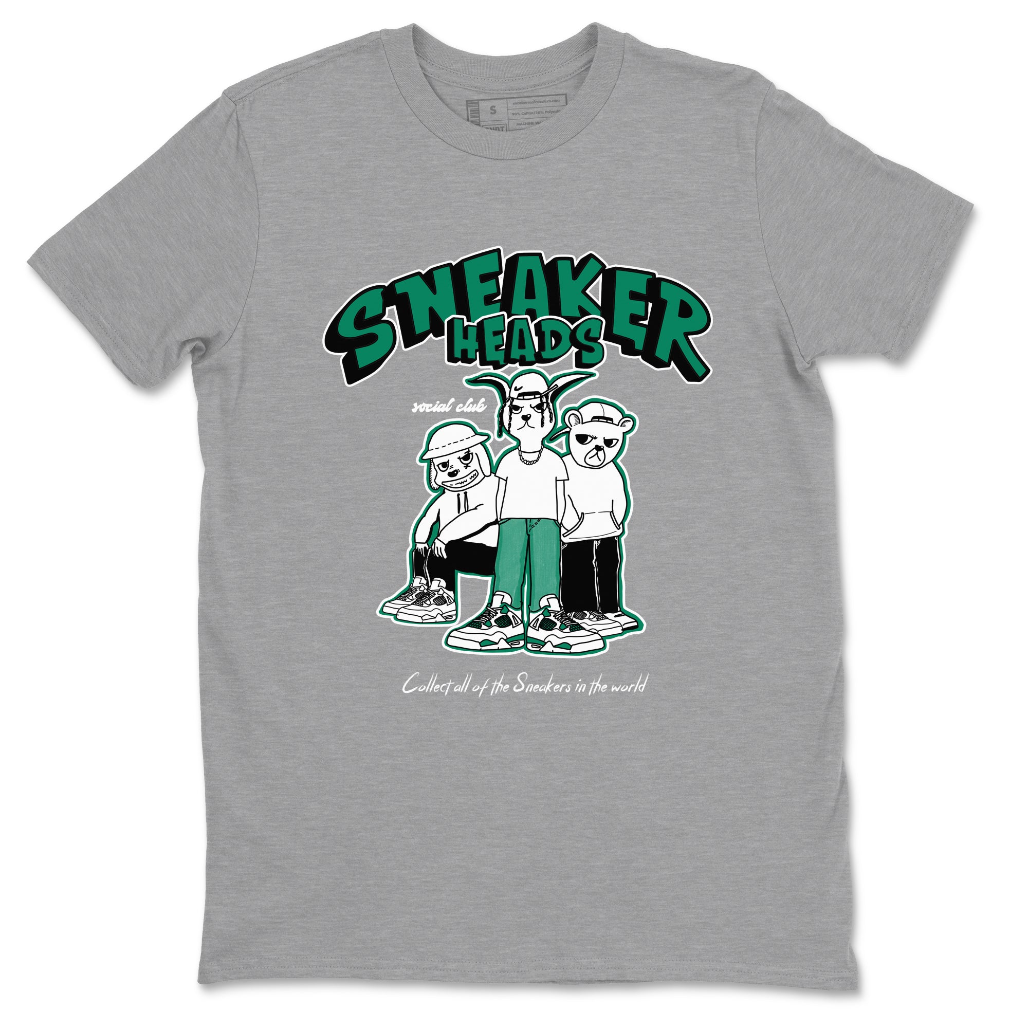 snkmatchs Social Club snkmatch Tees - Air Jordan 4 Oxidized Green