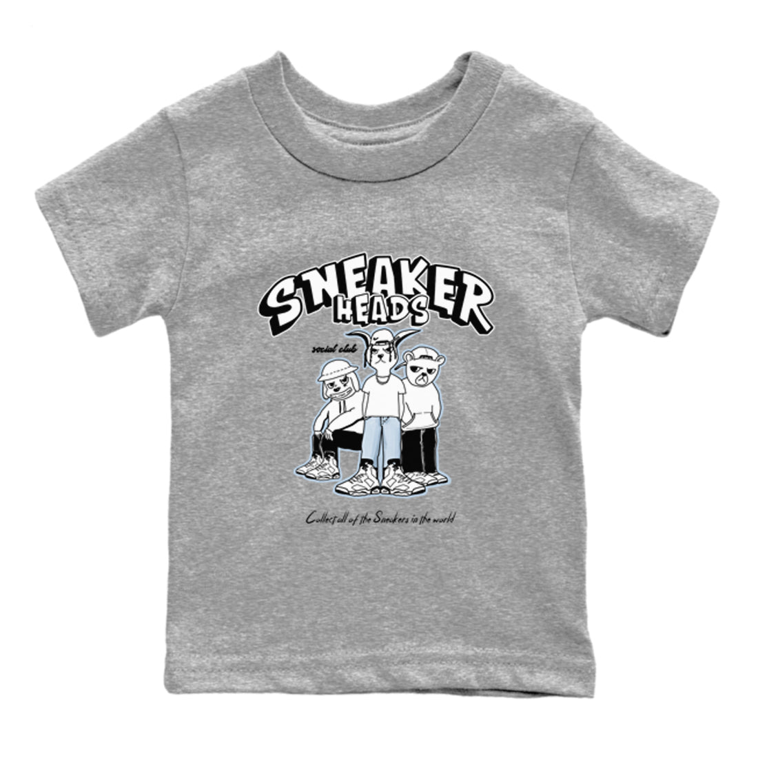 snkmatchs Social Club snkmatch Tees Kids - Air Jordan 6 White Black