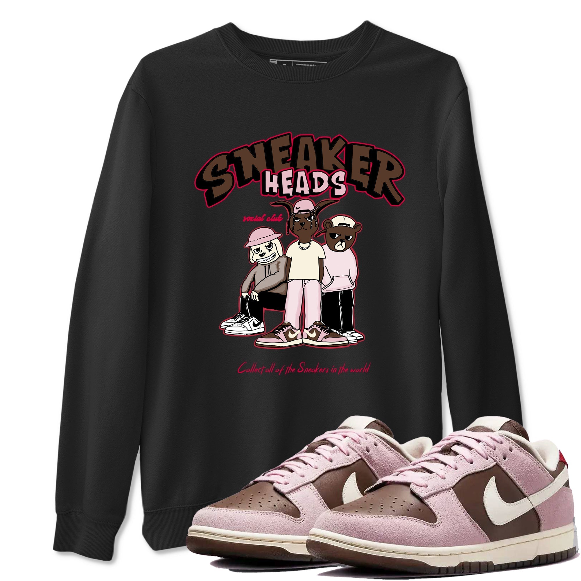 snkmatchs Social Club snkmatch Tees - Dunk Cacao Wow And Pink Foam