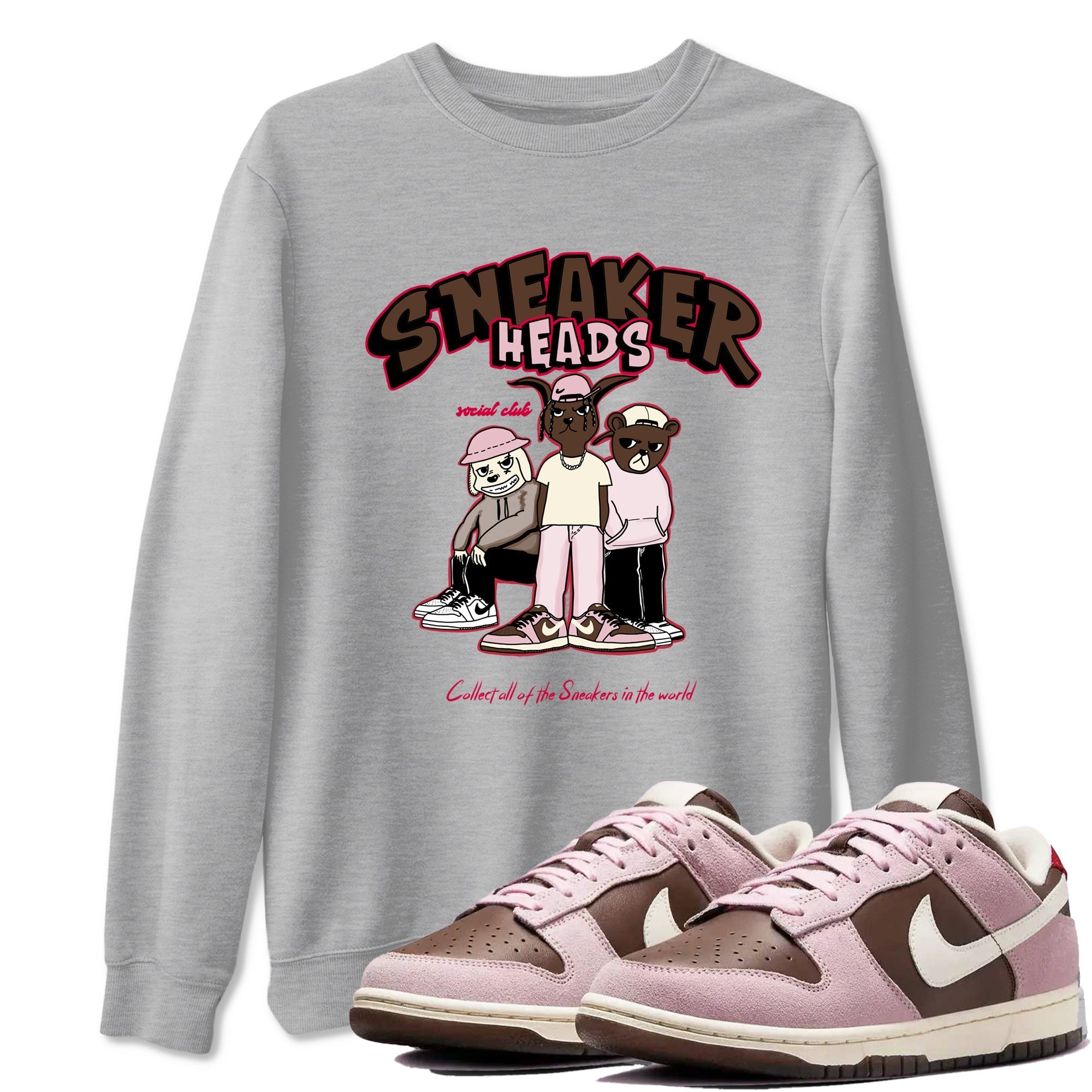 snkmatchs Social Club snkmatch Tees - Dunk Cacao Wow And Pink Foam