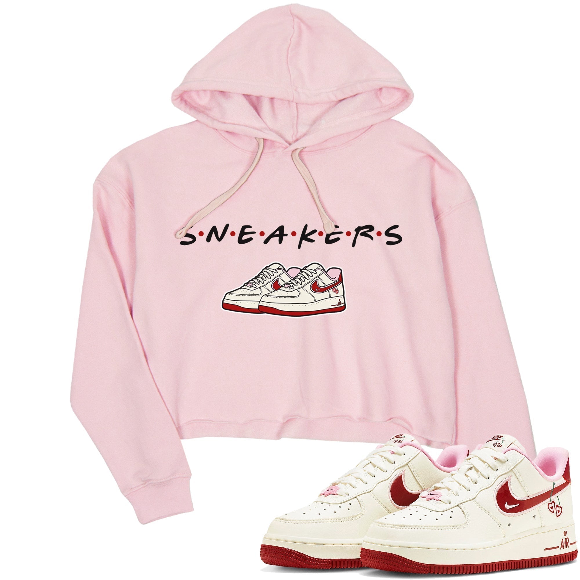 snkmatchs Women's Tops - Air Force 1 Valentines Day