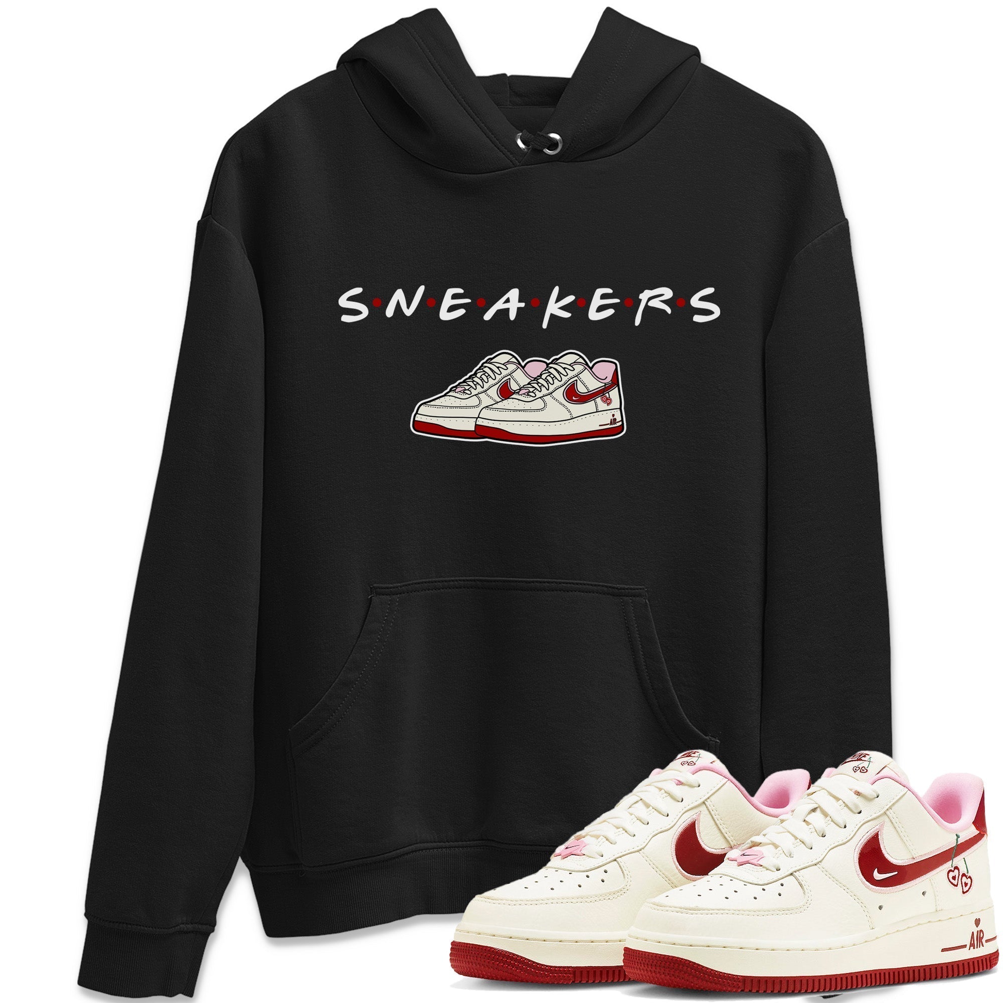 snkmatchs Unisex Tops - Air Force 1 Valentines Day
