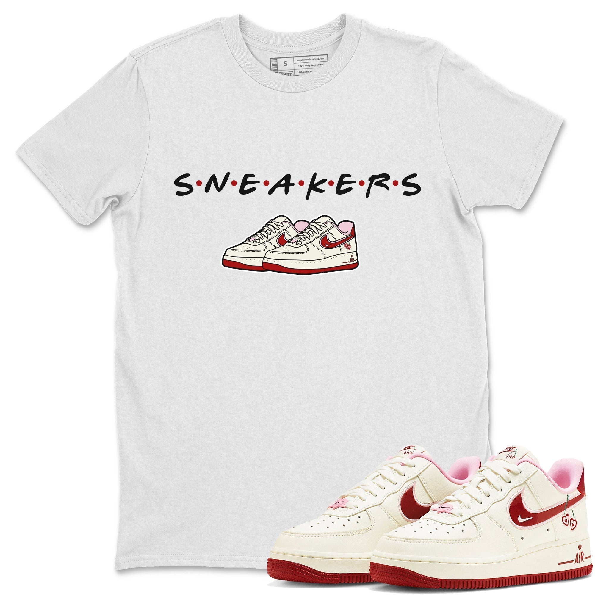 snkmatchs Unisex Tops - Air Force 1 Valentines Day