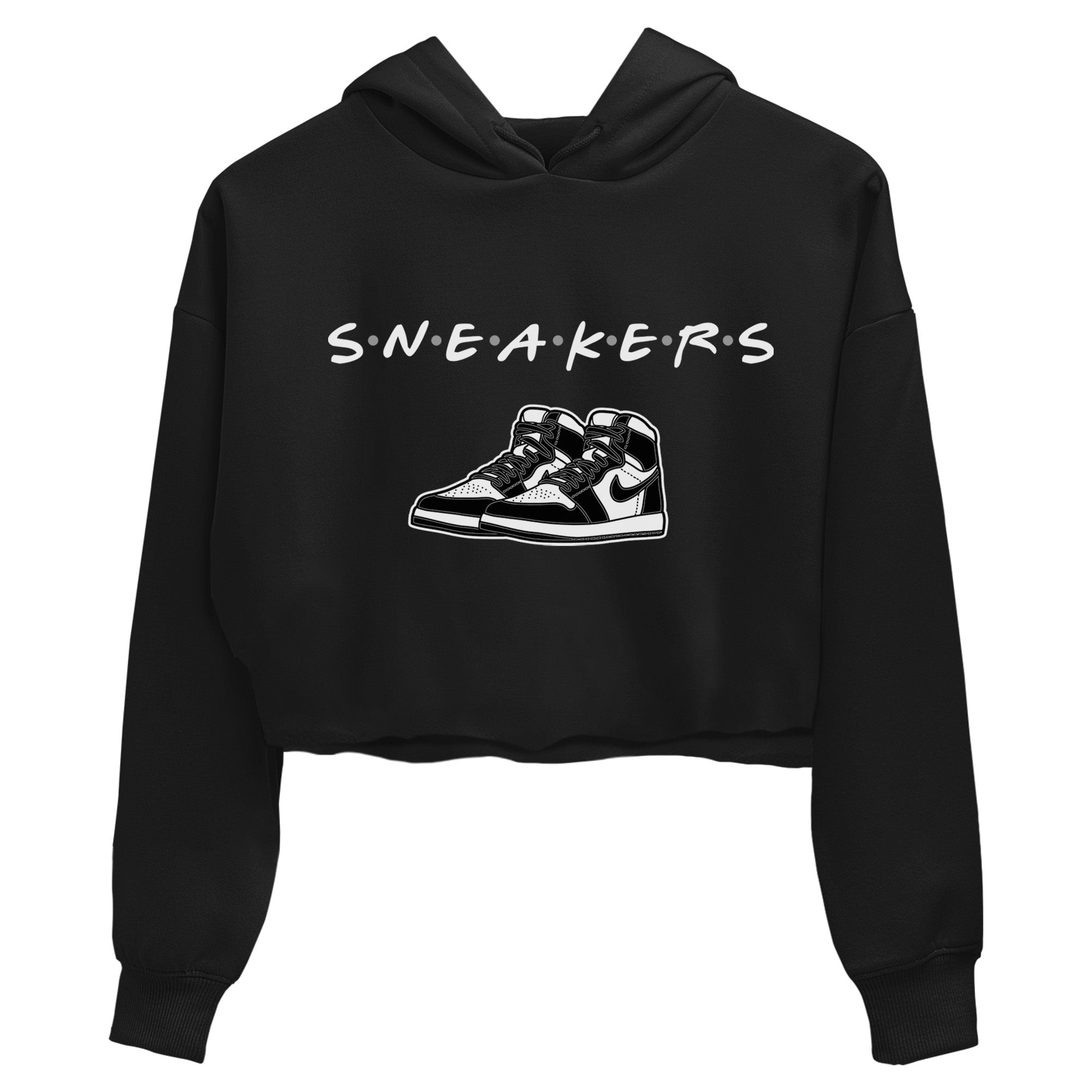 snkmatchs Women's Tops - Air Jordan 1 Black White
