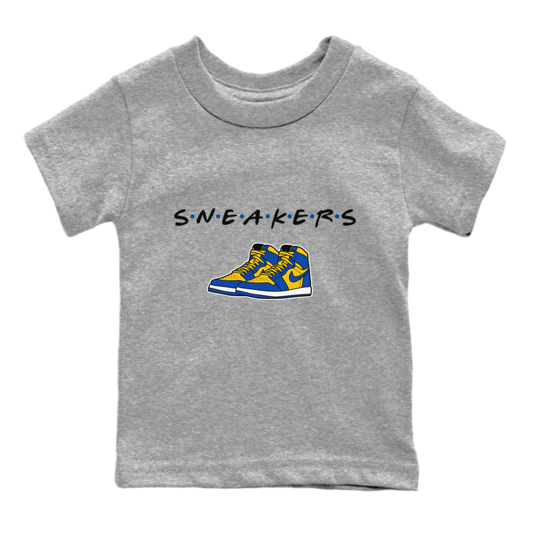 snkmatchs Kids Tops - Air Jordan 1 Game Royal Varsity Maize
