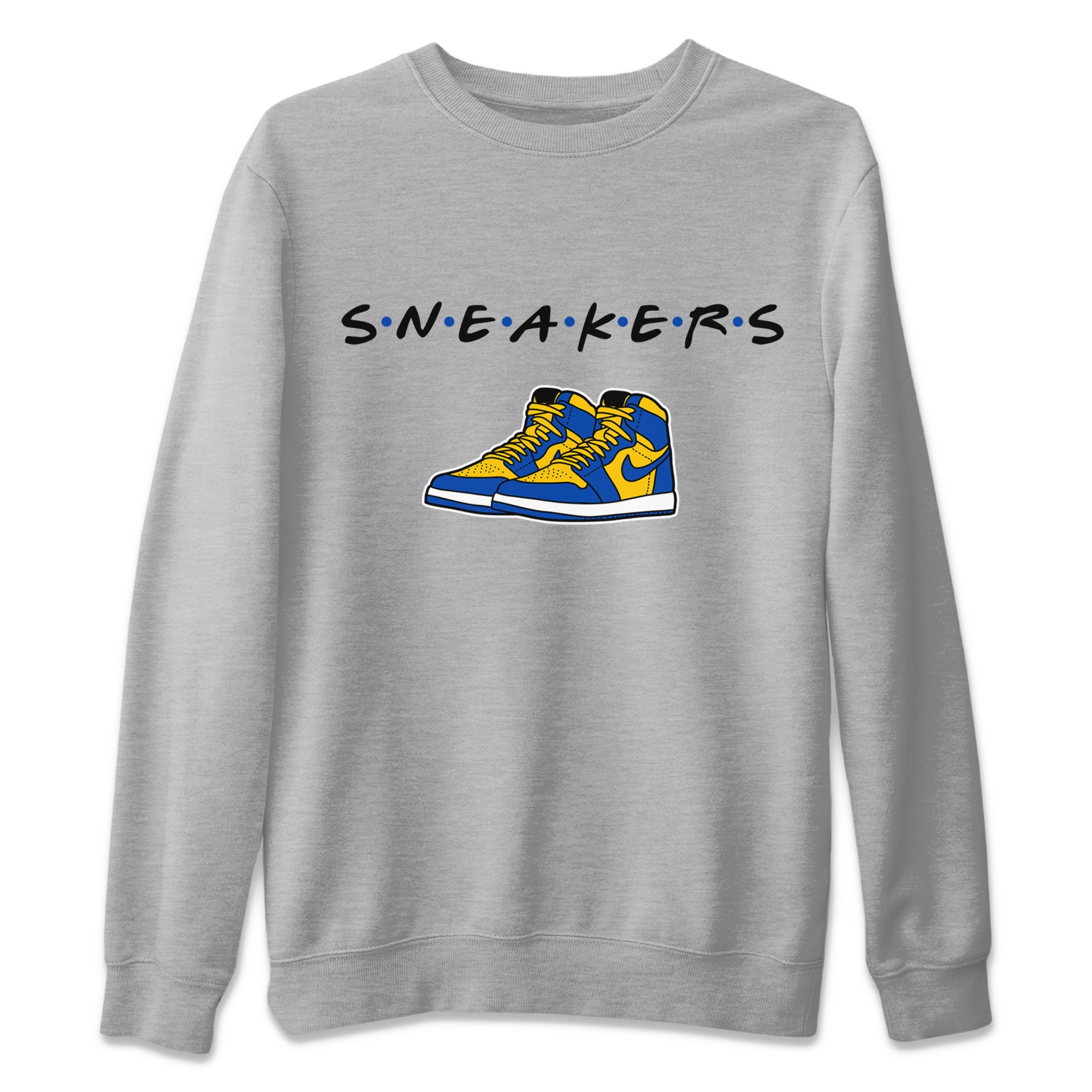 snkmatchs Unisex Tops - Air Jordan 1 Game Royal Varsity Maize