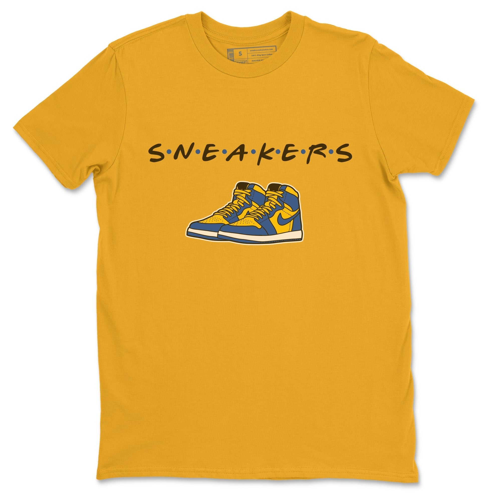 snkmatchs Unisex Tops - Air Jordan 1 Game Royal Varsity Maize