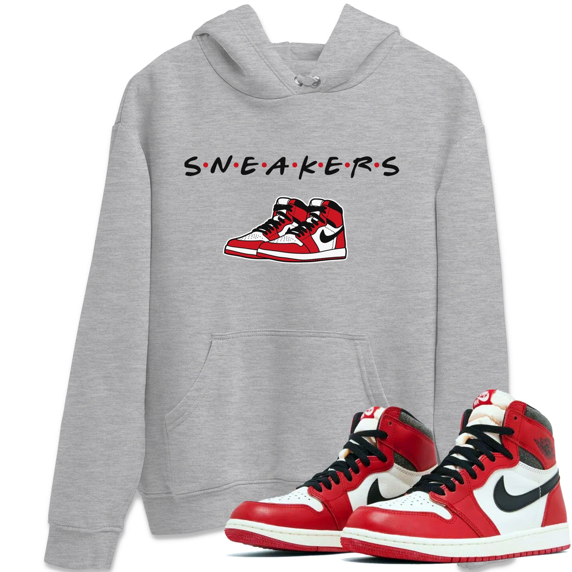 snkmatchs Unisex Tops - Air Jordan 1 Lost & Found