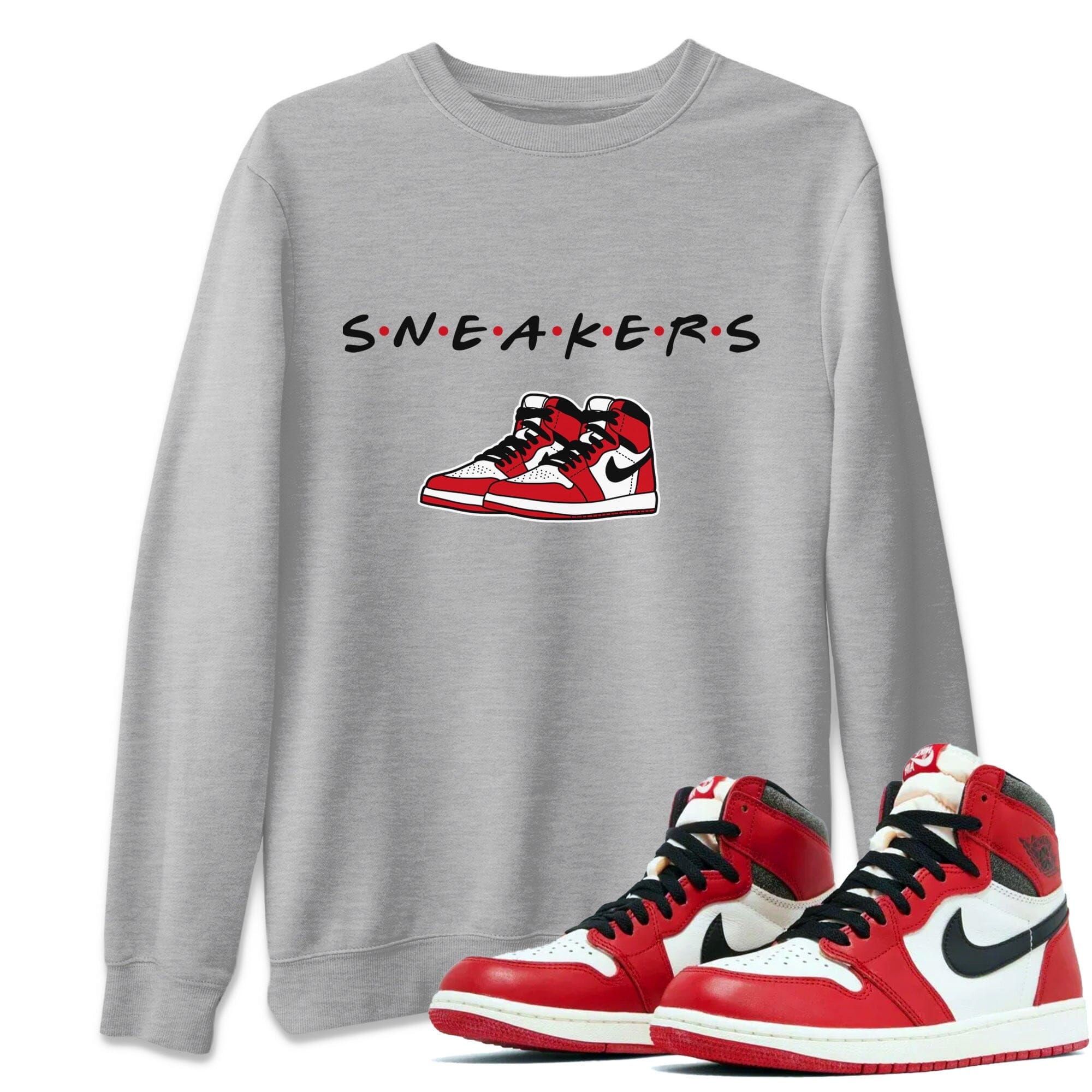 snkmatchs Unisex Tops - Air Jordan 1 Lost & Found